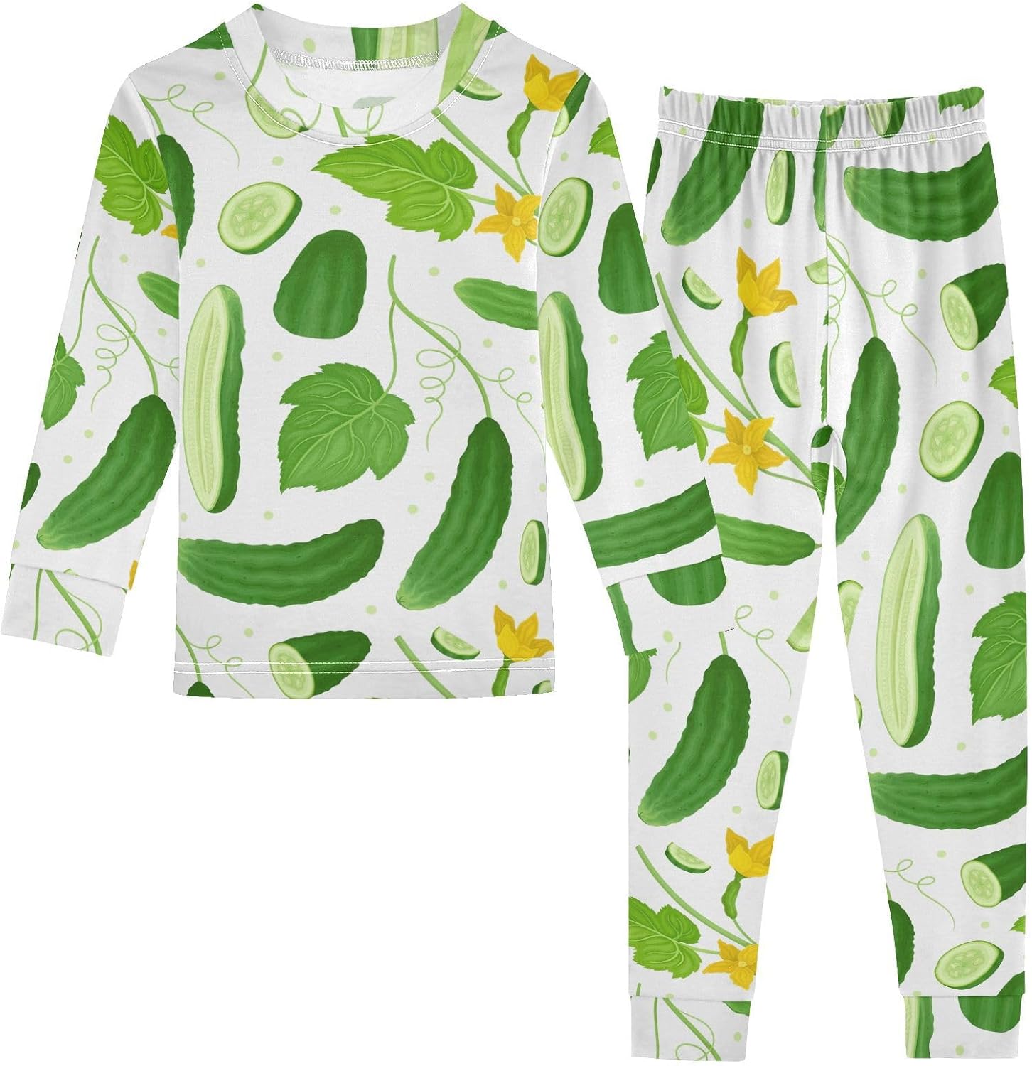 WIFIU Soft Cotton Pajama Set for Kids 18M-8Y Sleepwear