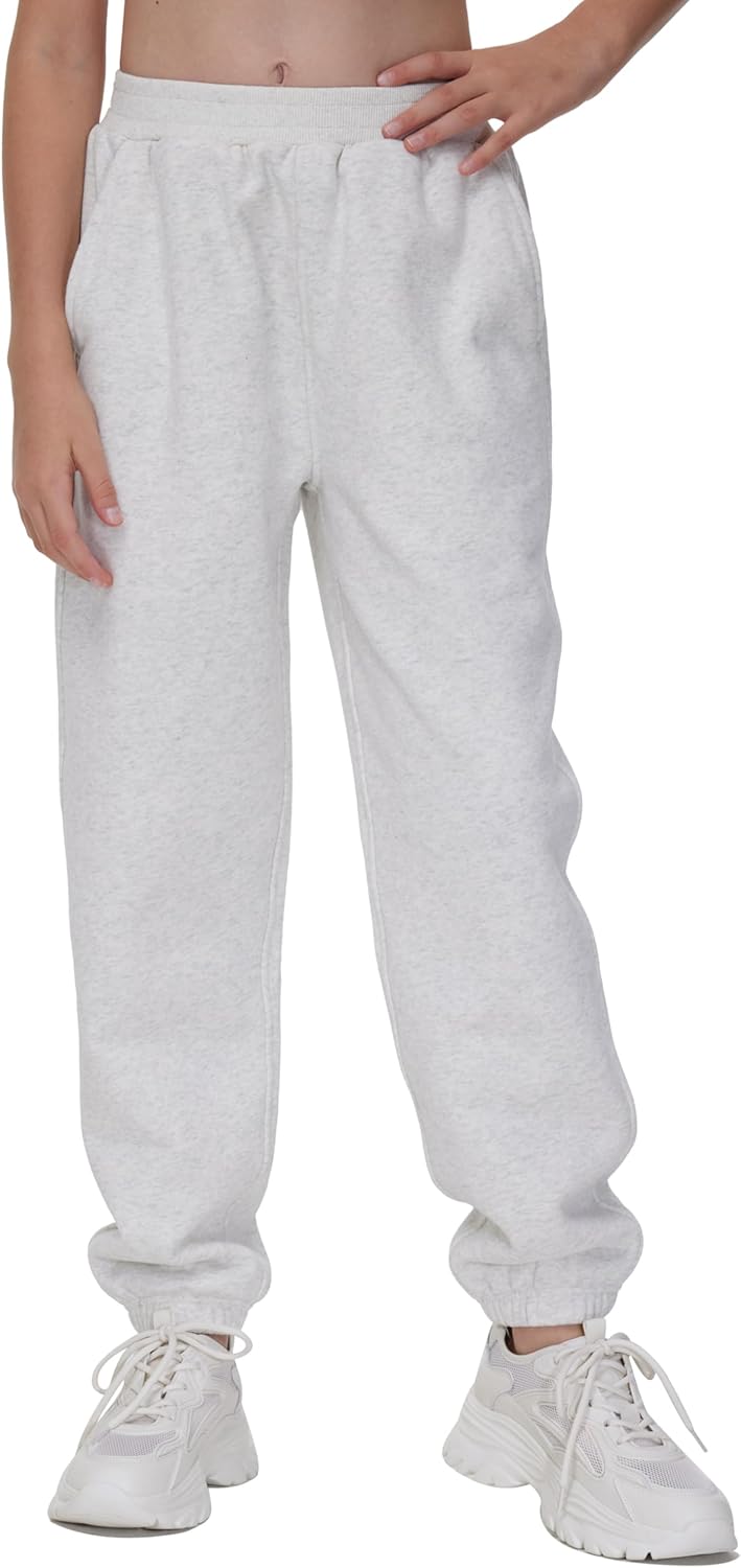 THE GYM PEOPLE - Girls Fleece Tapered Workout Sweatpants