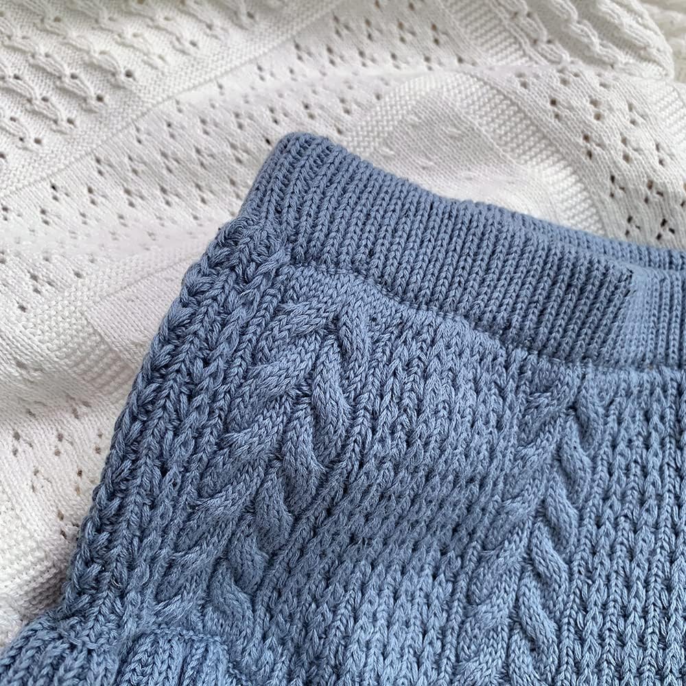 Colorful Knit Ruffle Shorts for Babies