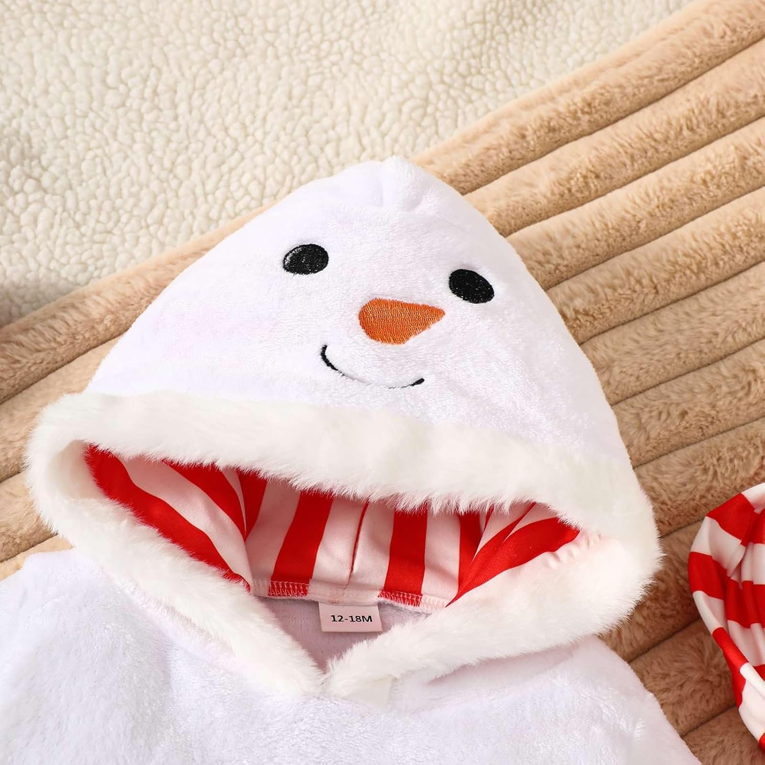 BabyBoy Continues Christmas Snowman Embroidered Leotard