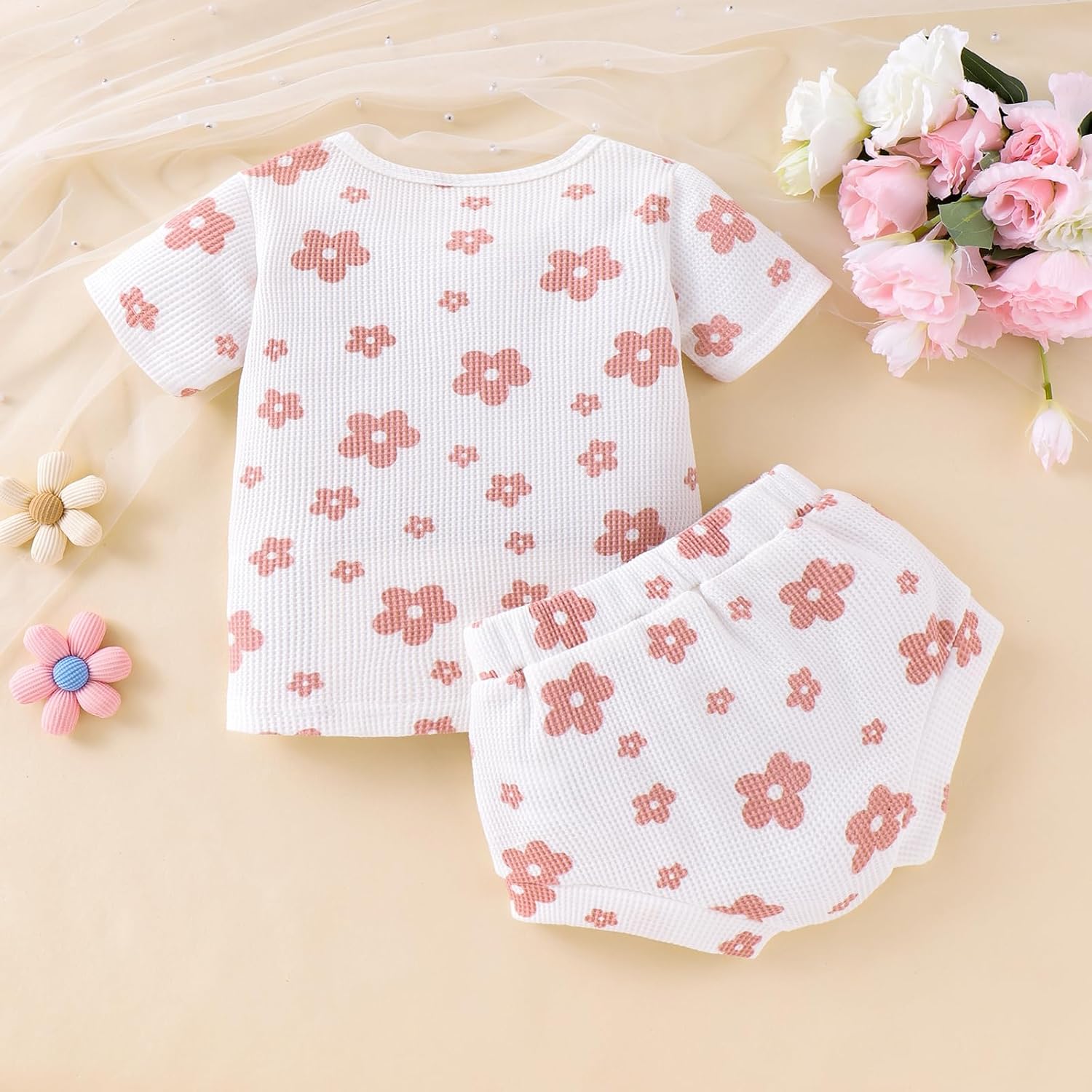 Adorable Floral Toddler Outfit Set