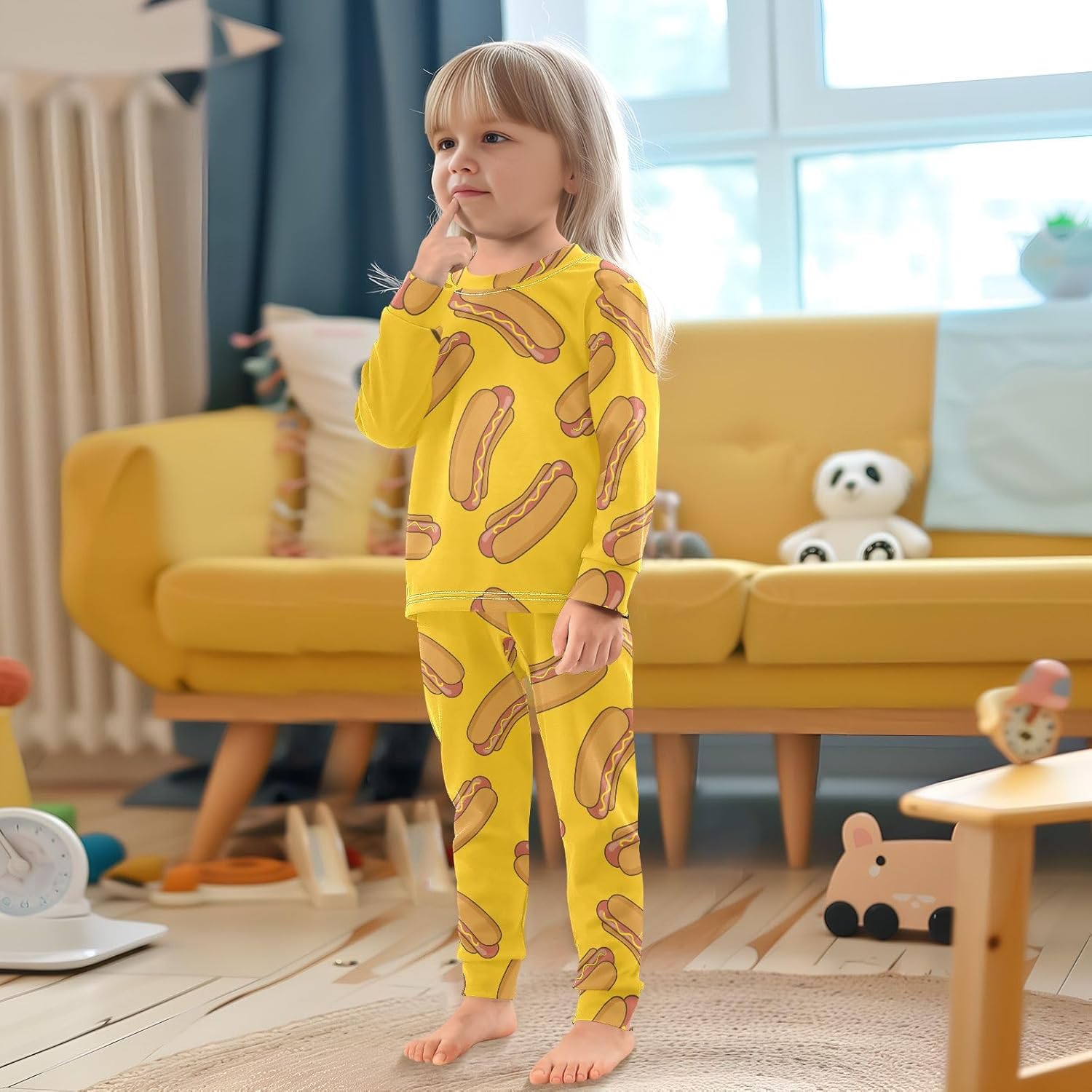 Comfortable and stylish 2-Piece Pajama Set for Girls 18M-8Y