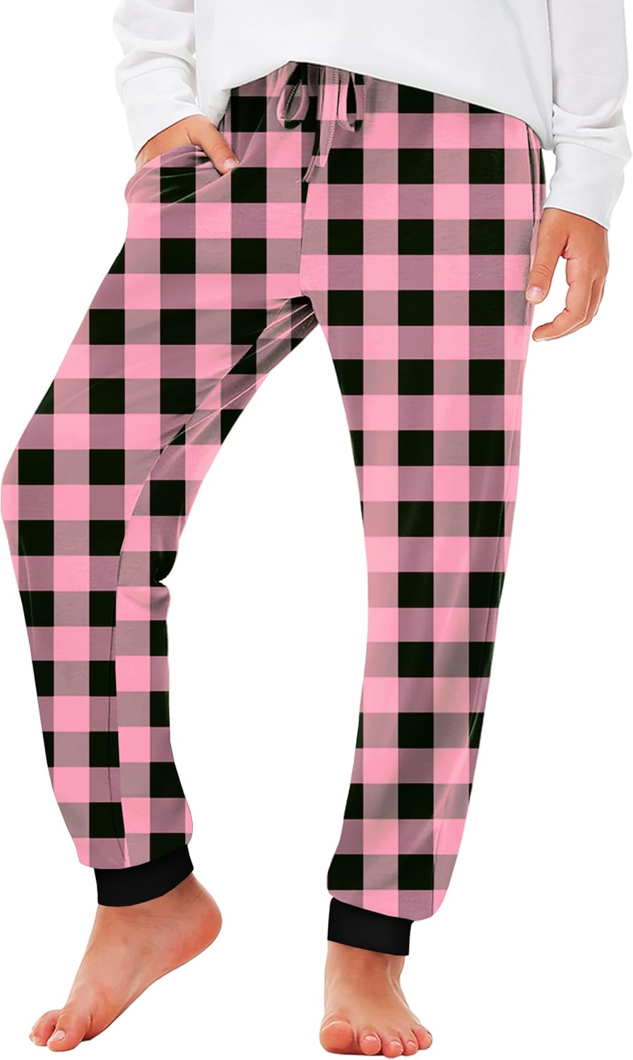 Deerose St Patricks Day Sweatpants with Pockets for Kids 5-14 Years