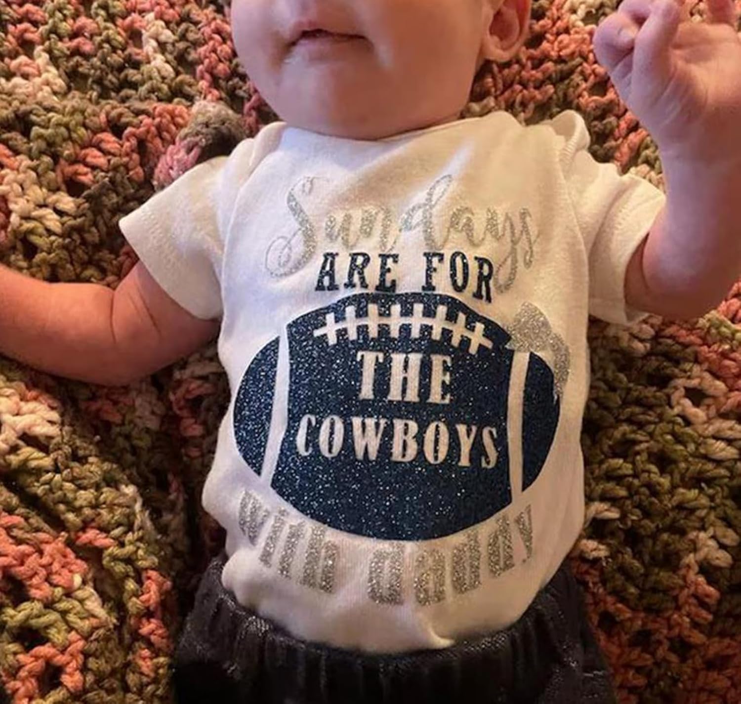 Newborn Baby Boy Football Outfit Fun for Football Sundays with Daddy