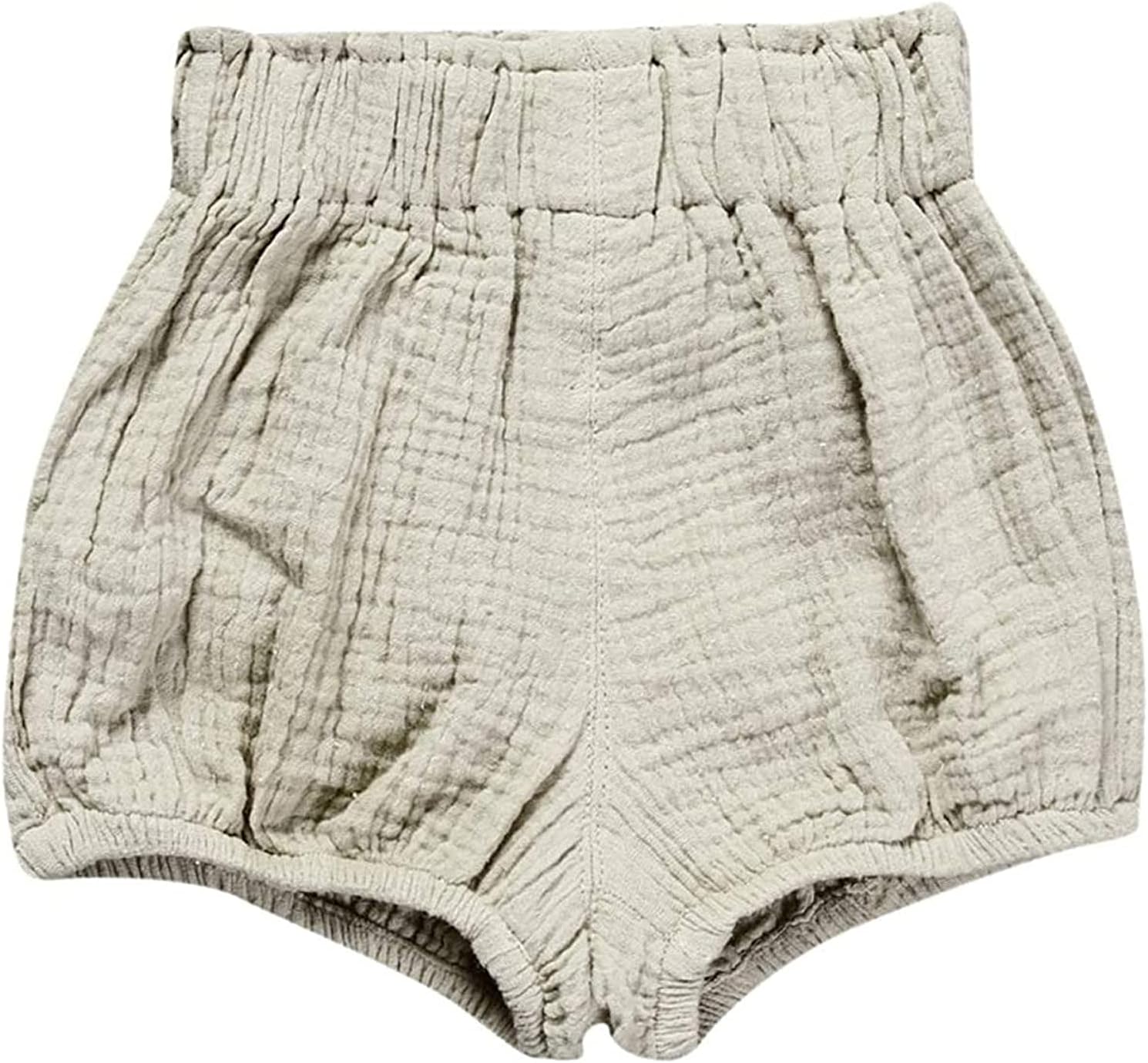 EISHOW 3PC Cotton Linen Shorts for Babies