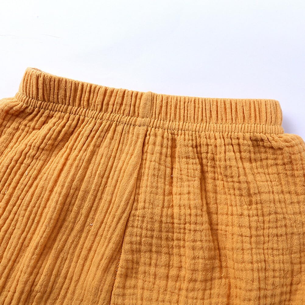 RUKOSU Baby Unisex Cotton Linen Shorts