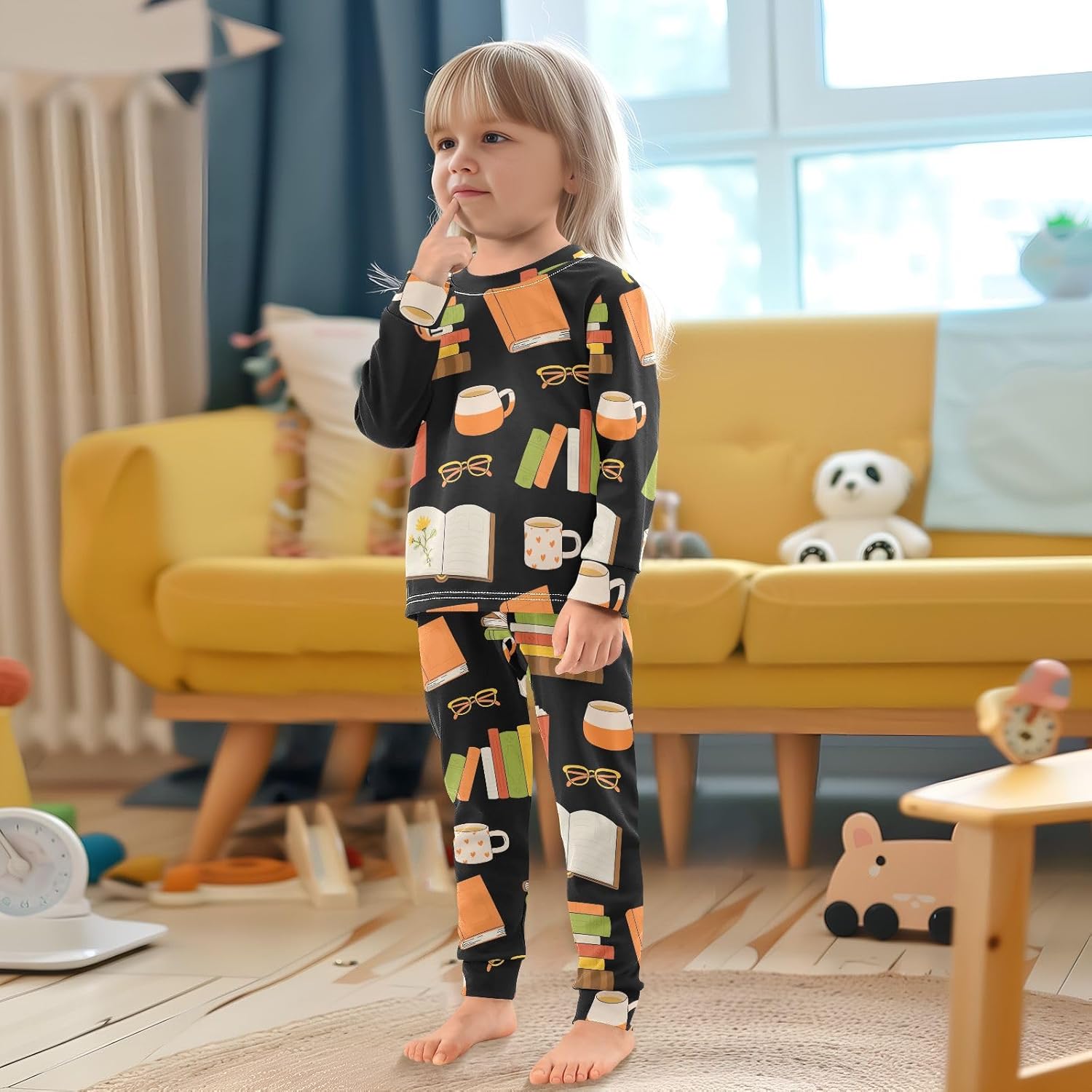 WIFIU Comfortable Pajama Set for Boys Long Sleeve Sleepwear 18M-8Y