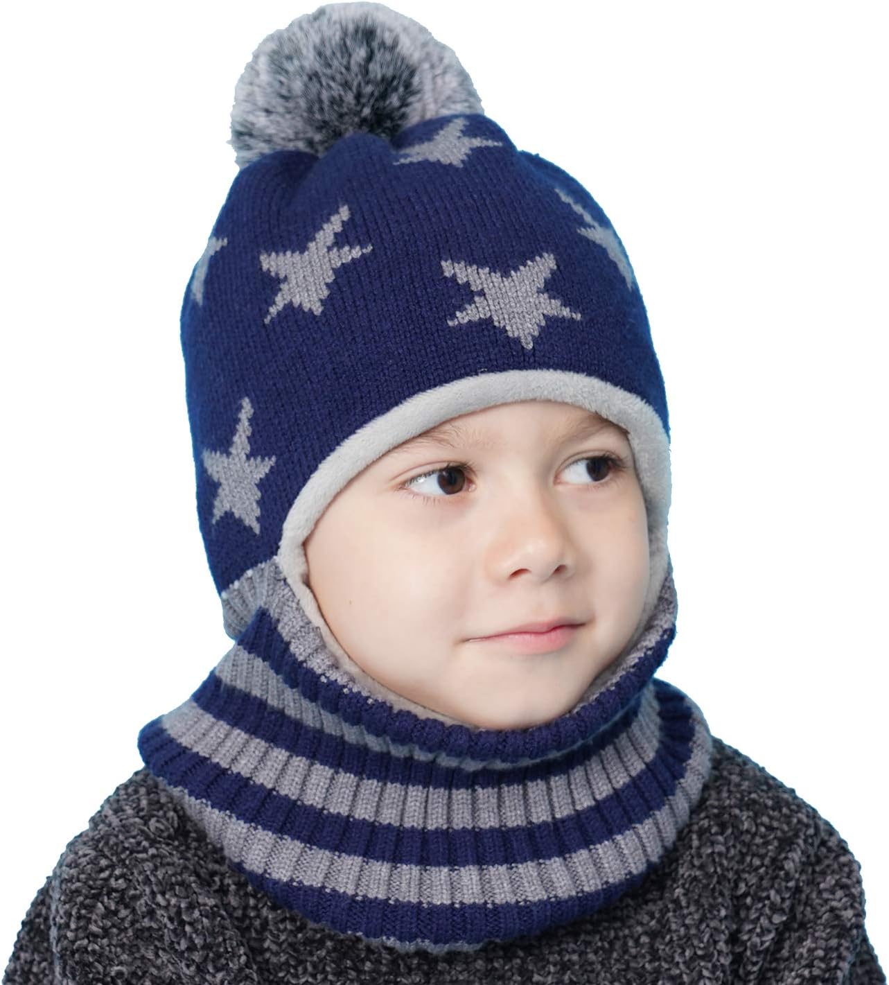 ZWA Winter Thermal Hats for Kids