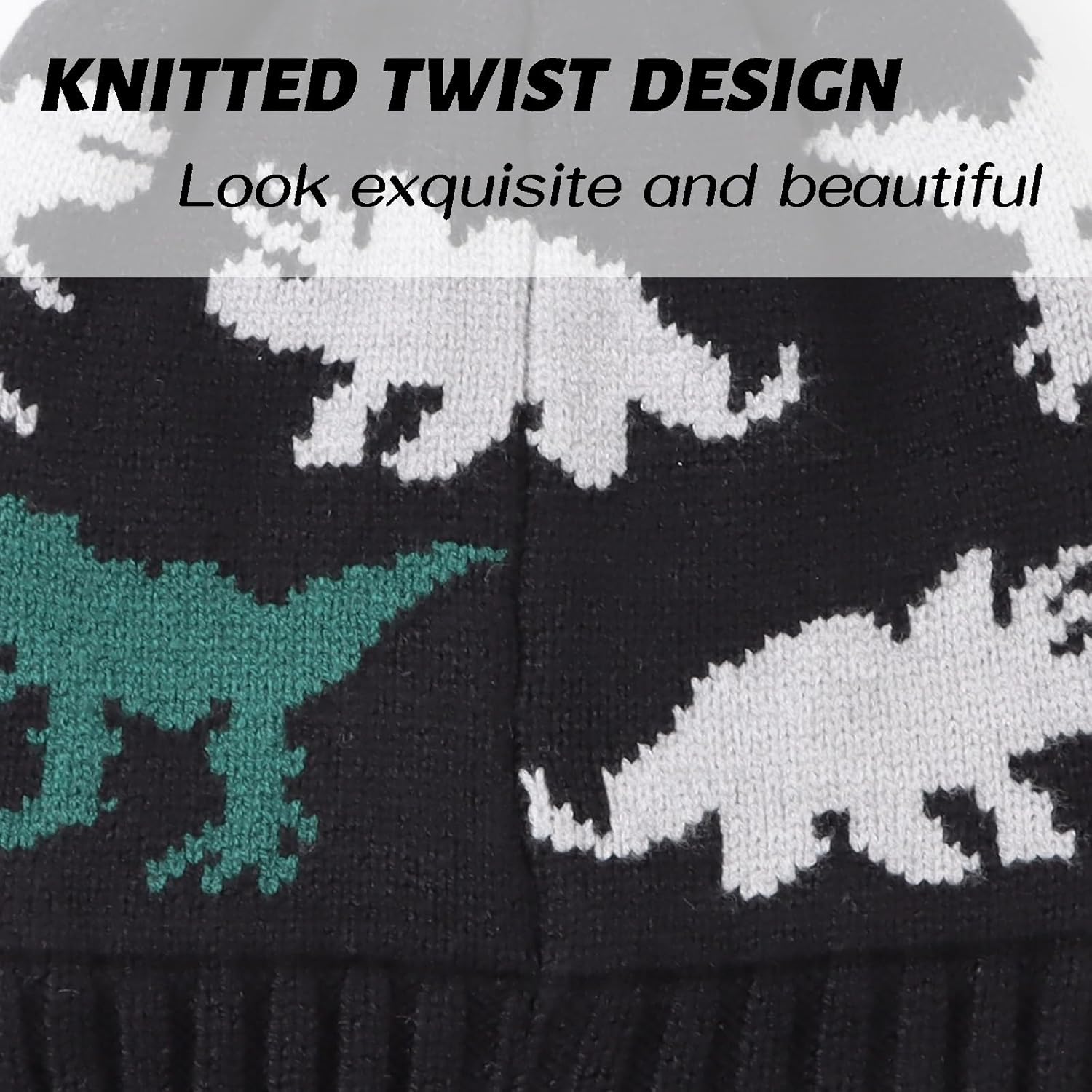 Winter Baby Knitted Hat Scarf for Kids