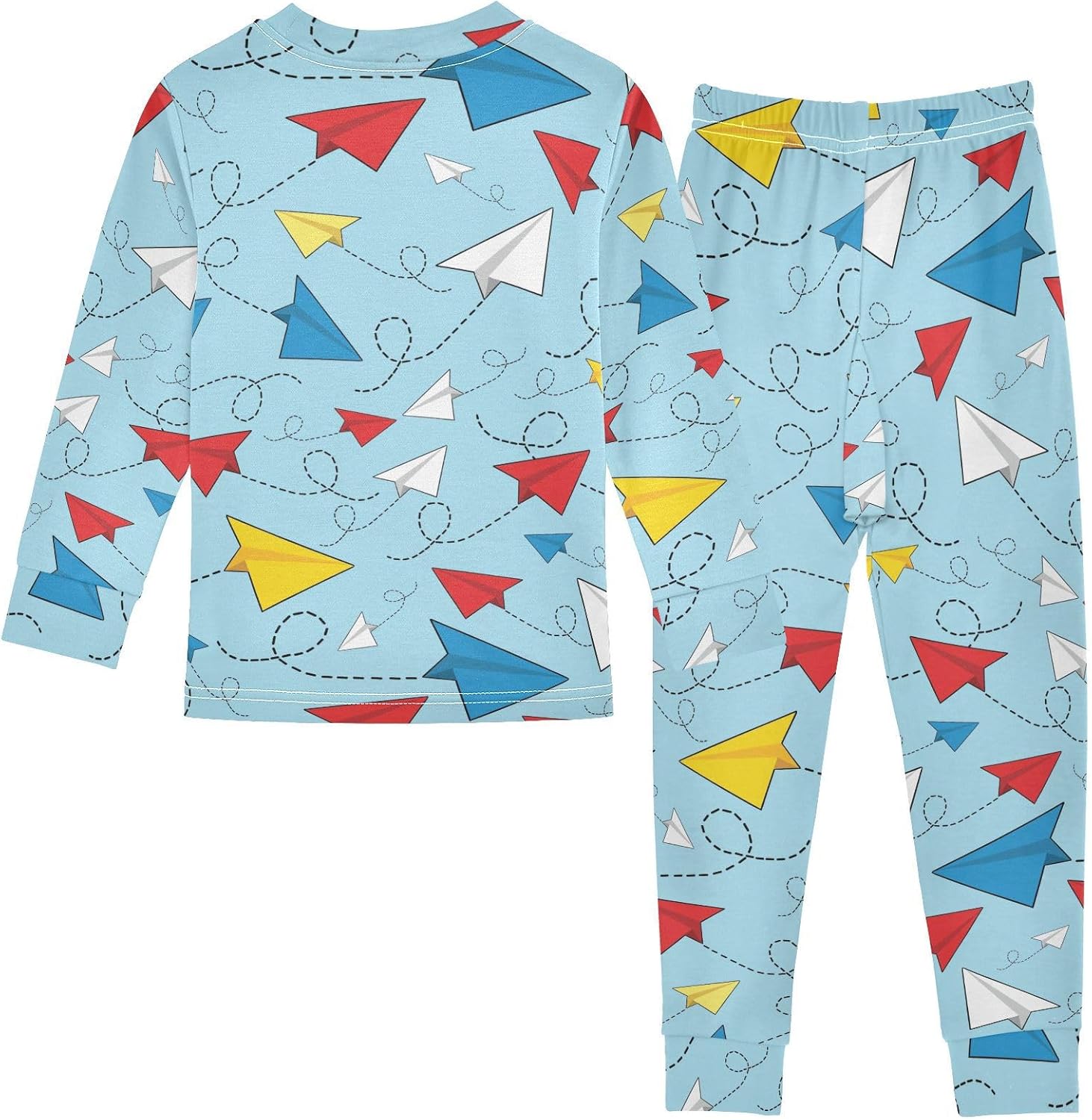 WIFIU 2-PJ Set for Kids Cotton Spandex Ages 18M-8Y