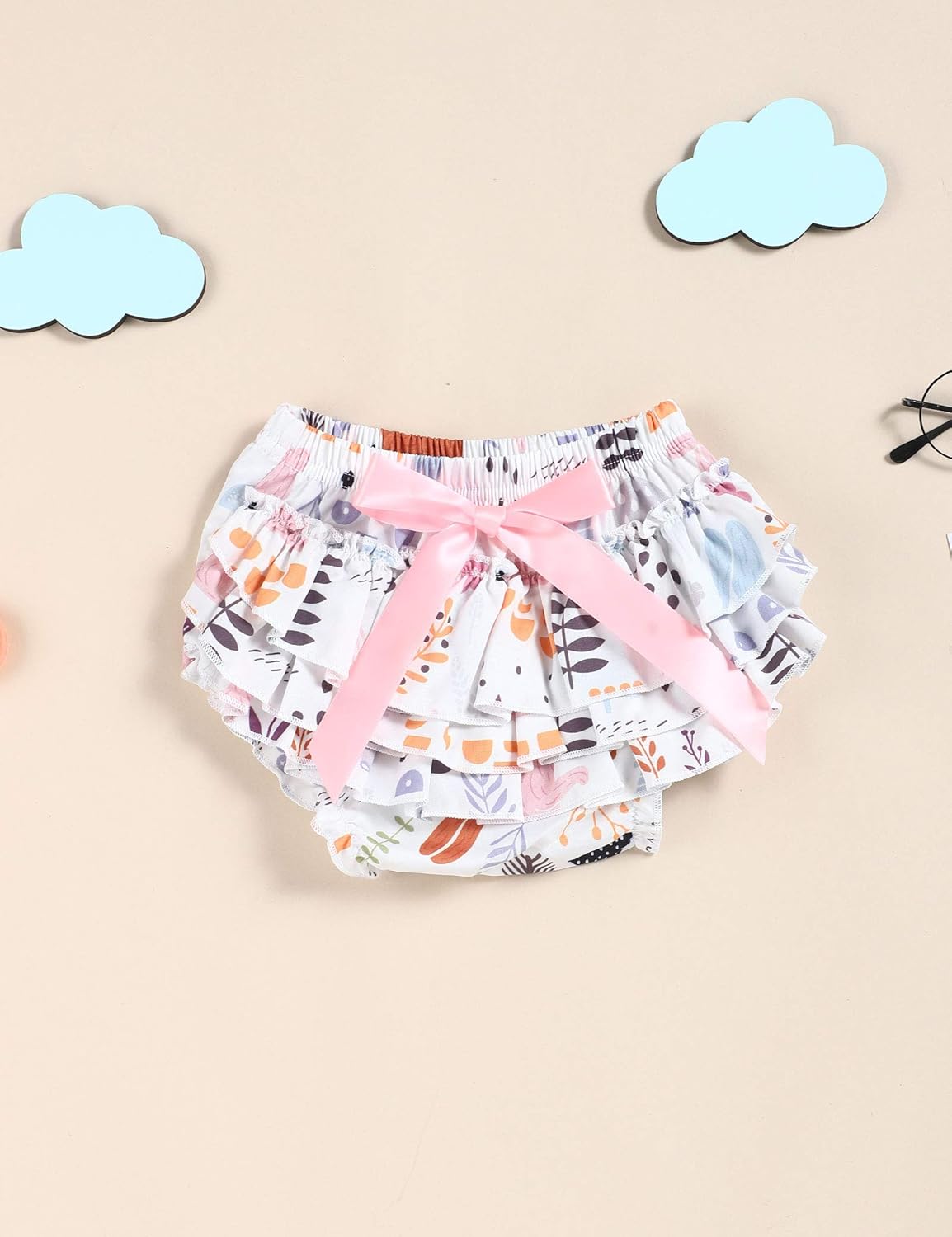 Menglang Baby Girl Romper Shorts Set - Bloom and Shine