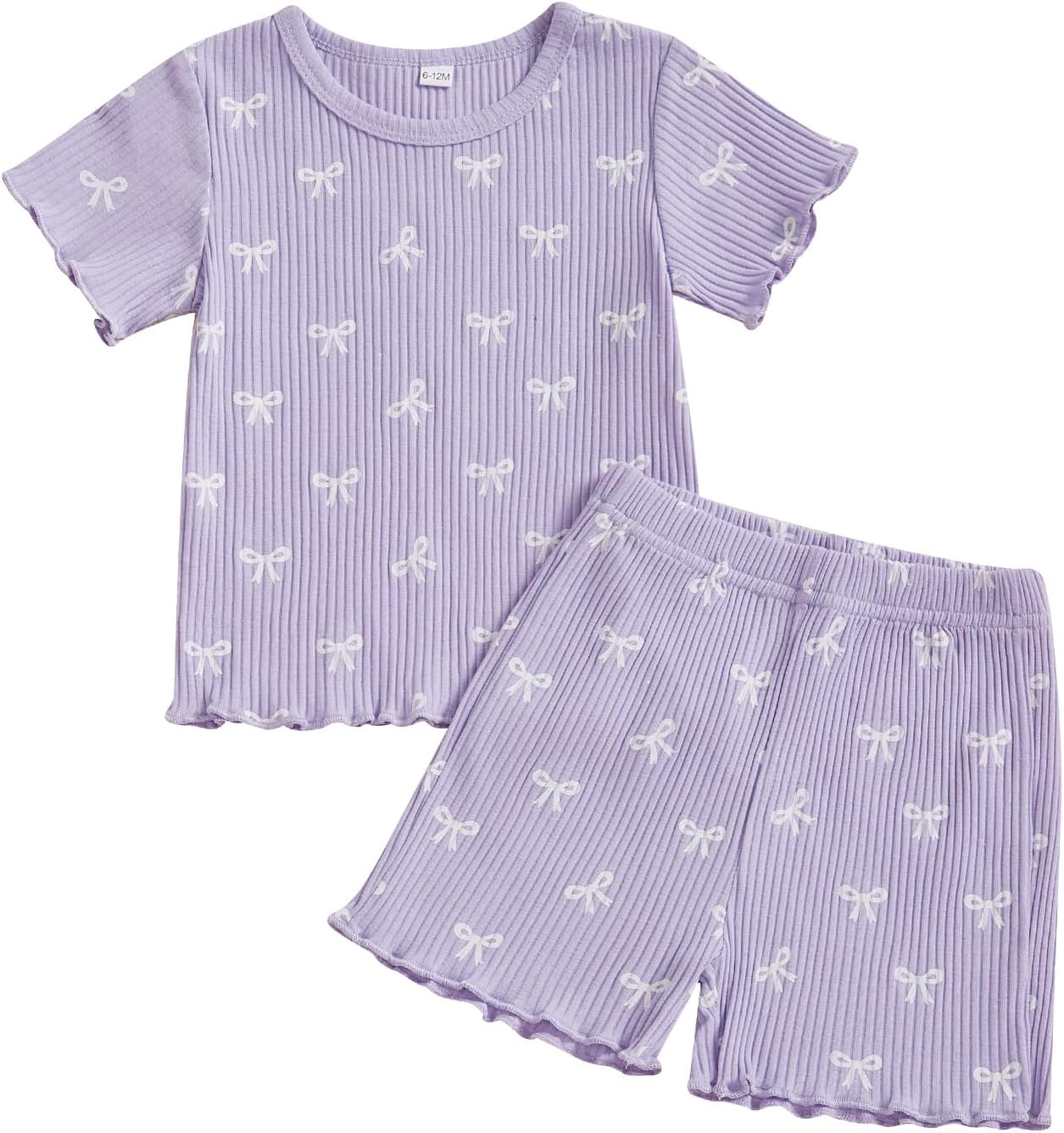 Summer Ruffle Top Shorts Set for toddlers