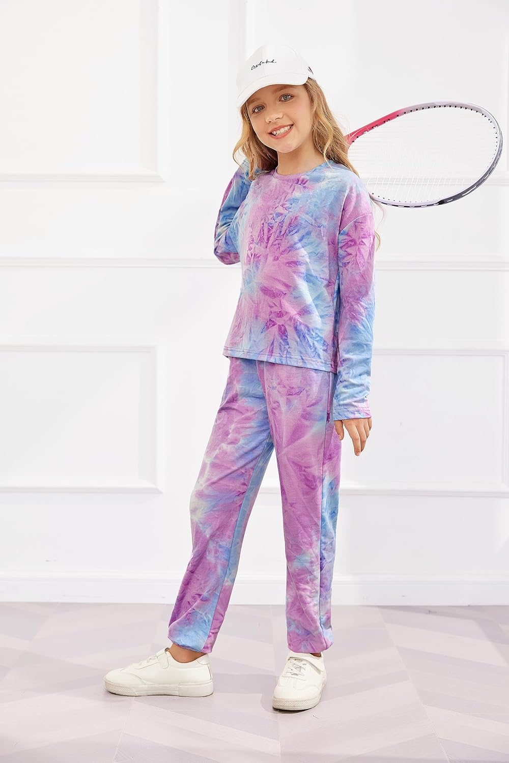 Arshiner Girls Tie-Dye Outfits Set