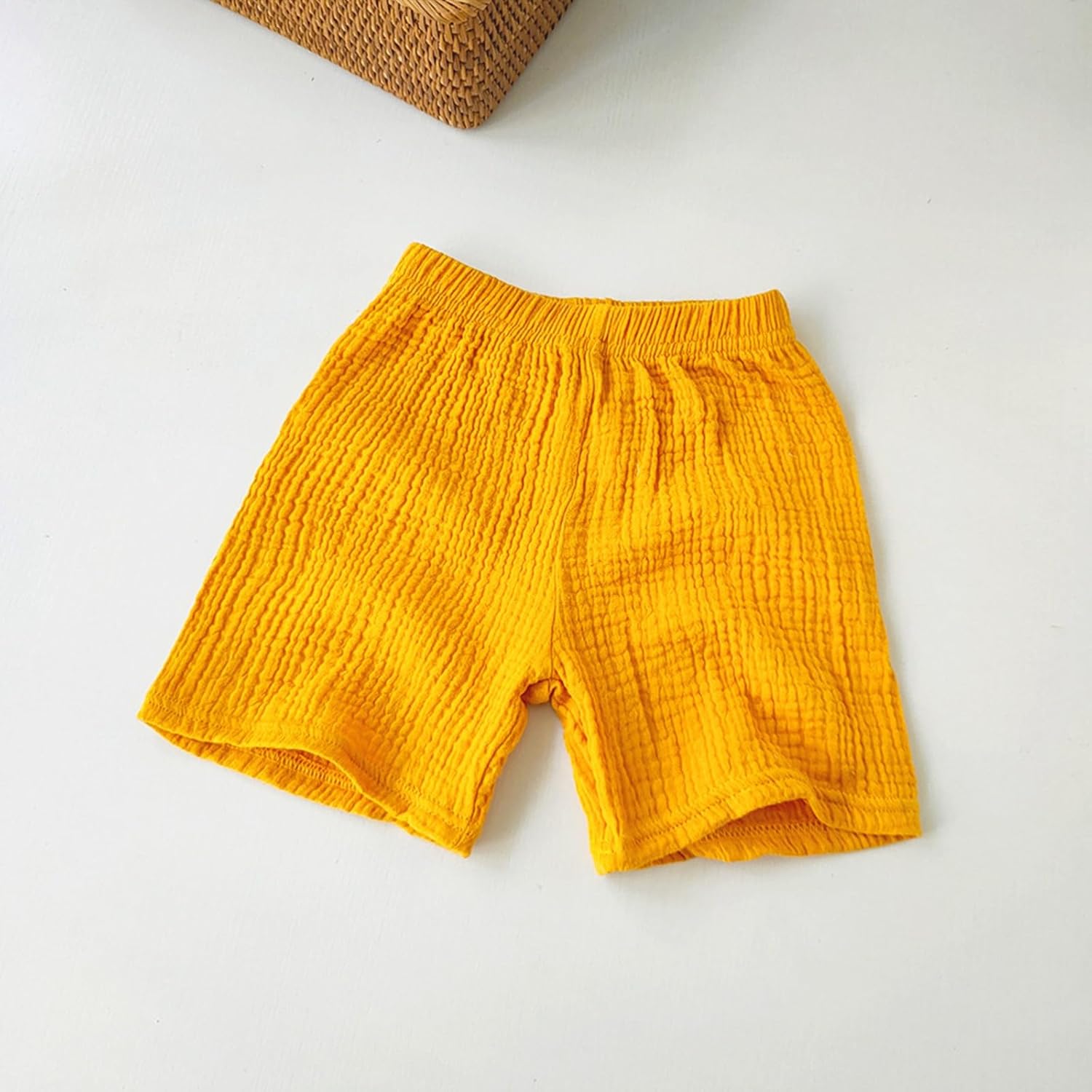 Baby Boys Cotton Linen Shorts - Summer Half Pants