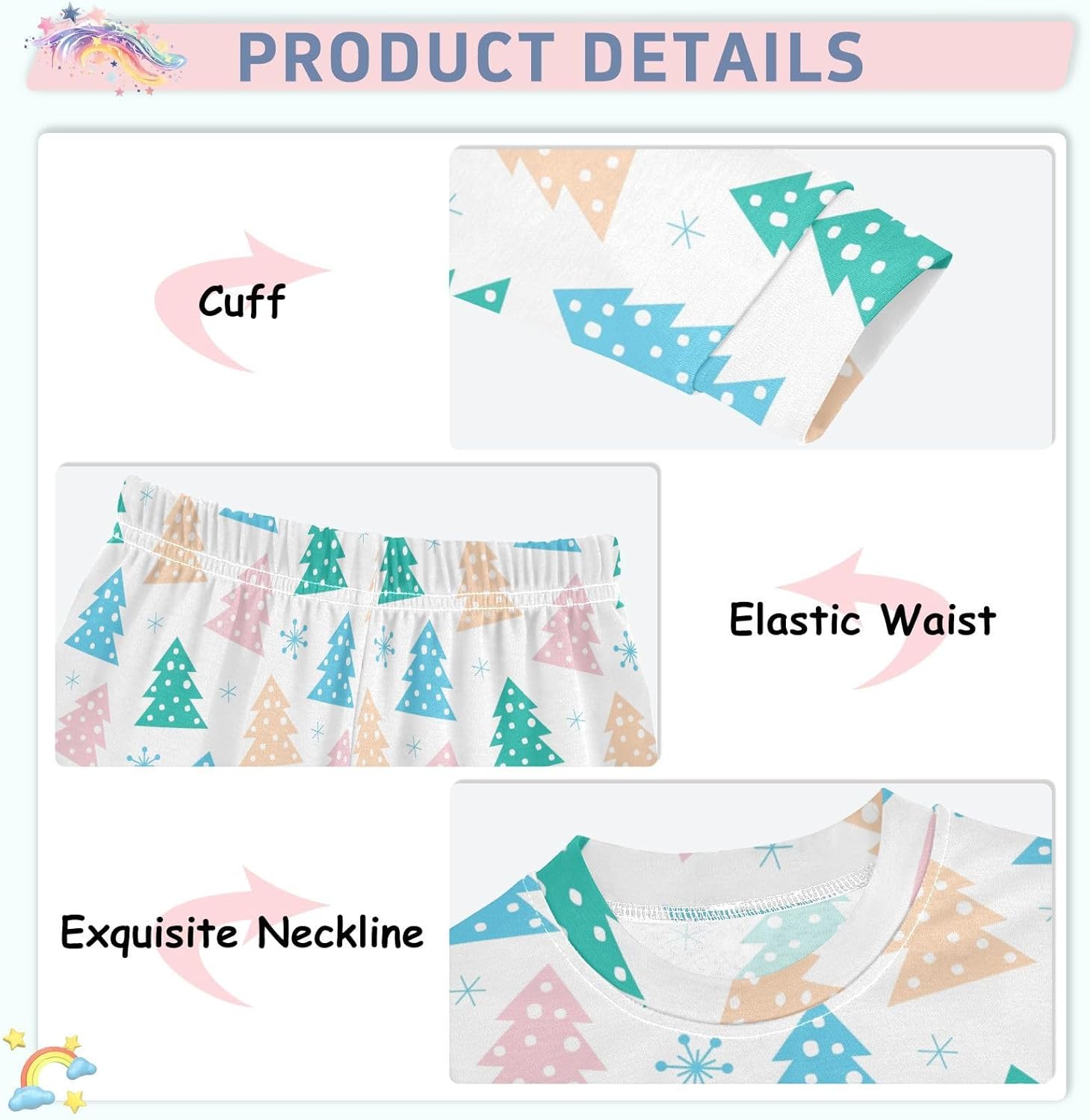 Moisture-Cooled Soft Cotton Pajamas 18M-8Y Sleepwear