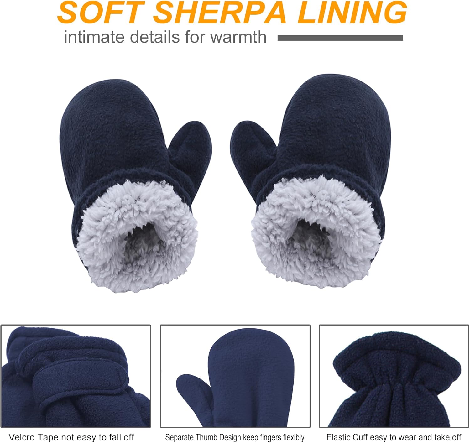 Uttyll Toddler Winter Mittens