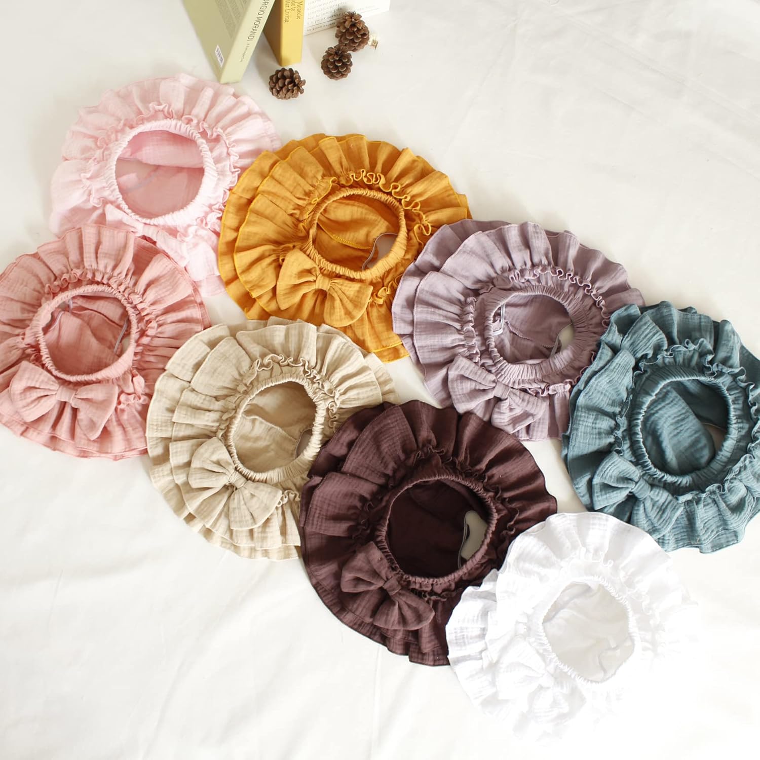 Soft Stylish Baby Girl Bloomer Skirt Bowknot Ruffle Diaper Cover -