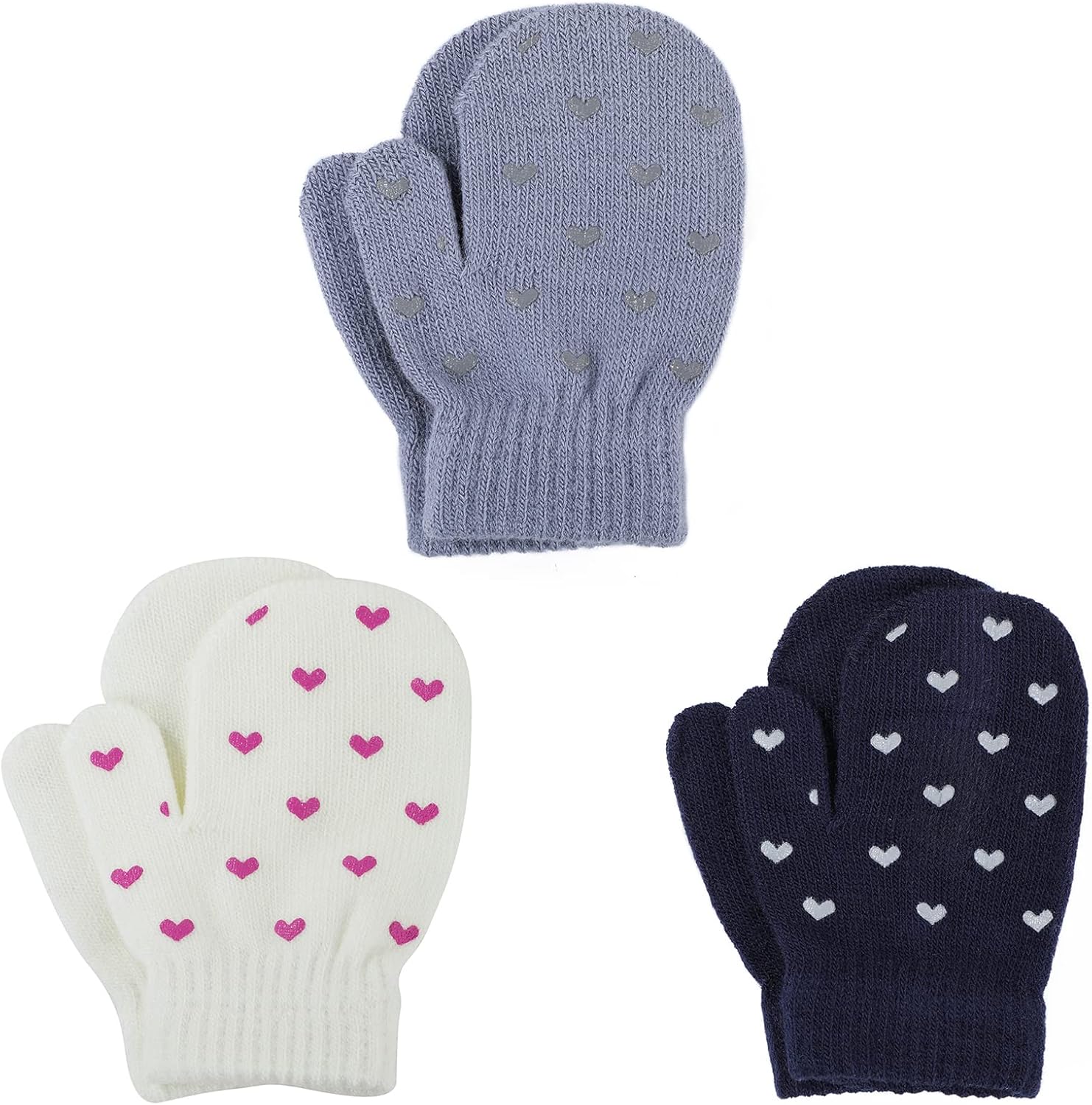 Durio Knit Toddler Mittens Soft Warm