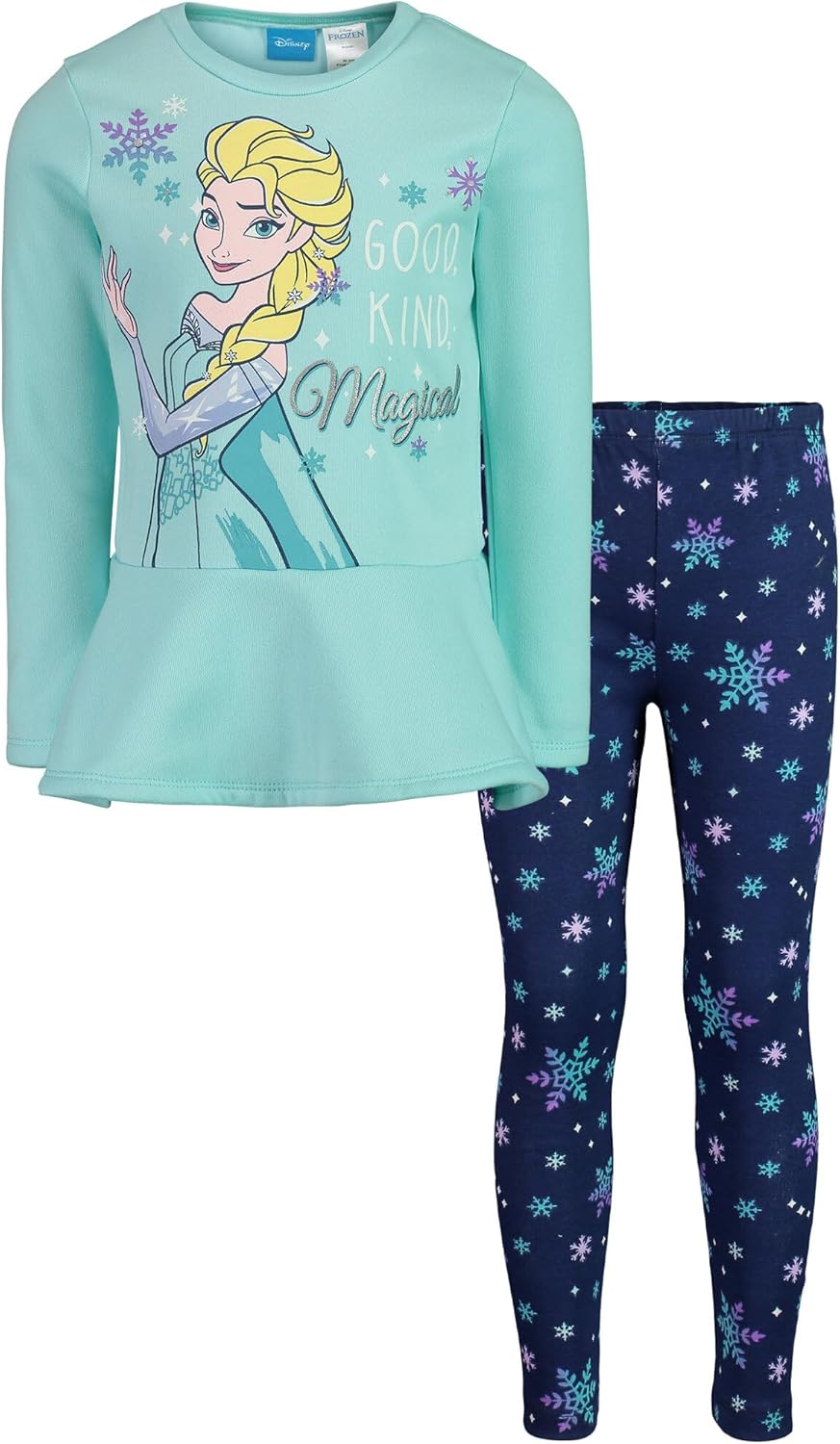 Disney Frozen Princess Anna Elsa Baby Girls Outfit Set