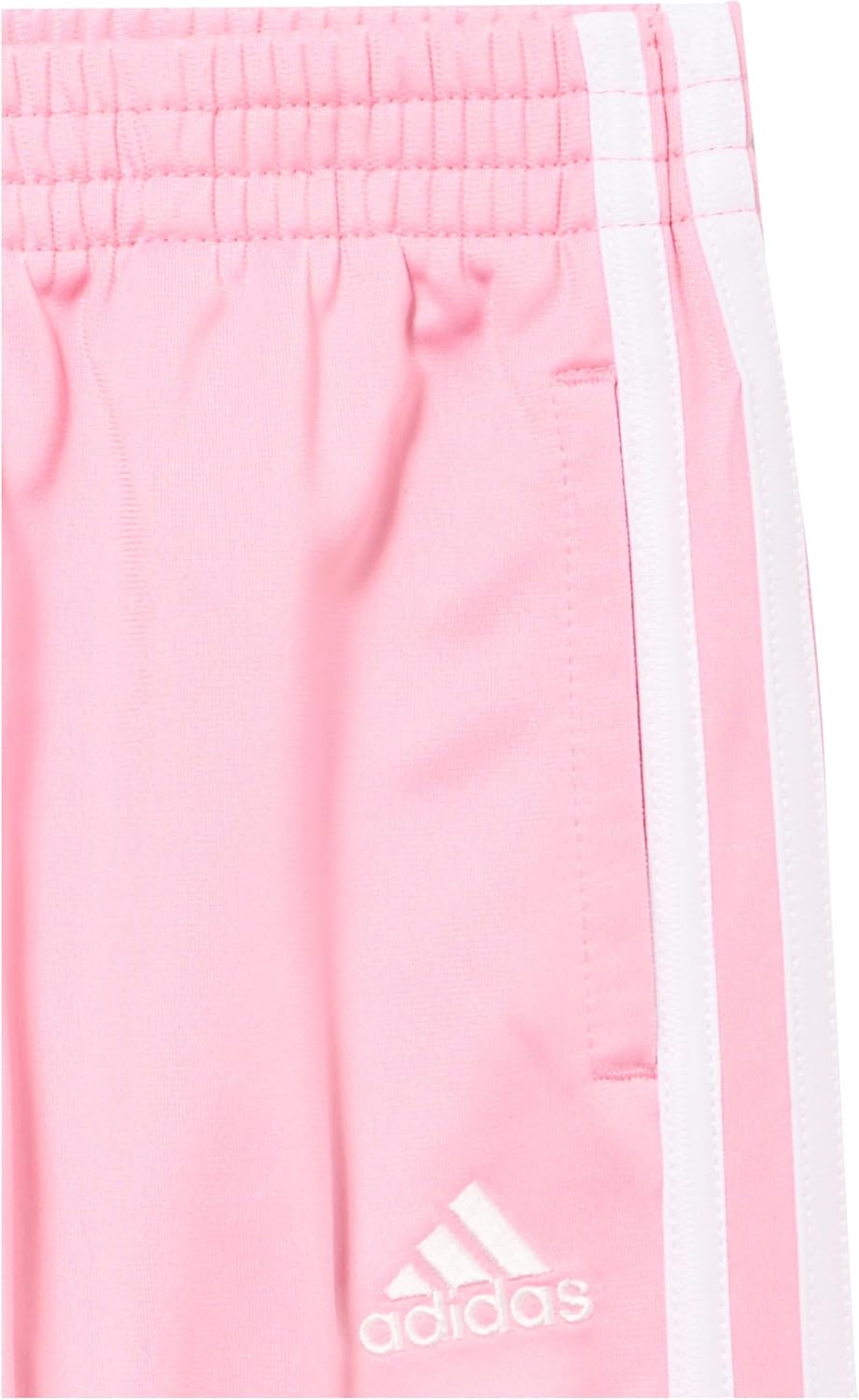 Adidas Little Girls Zip Front Classic Tricot Jacket and Joggers Set