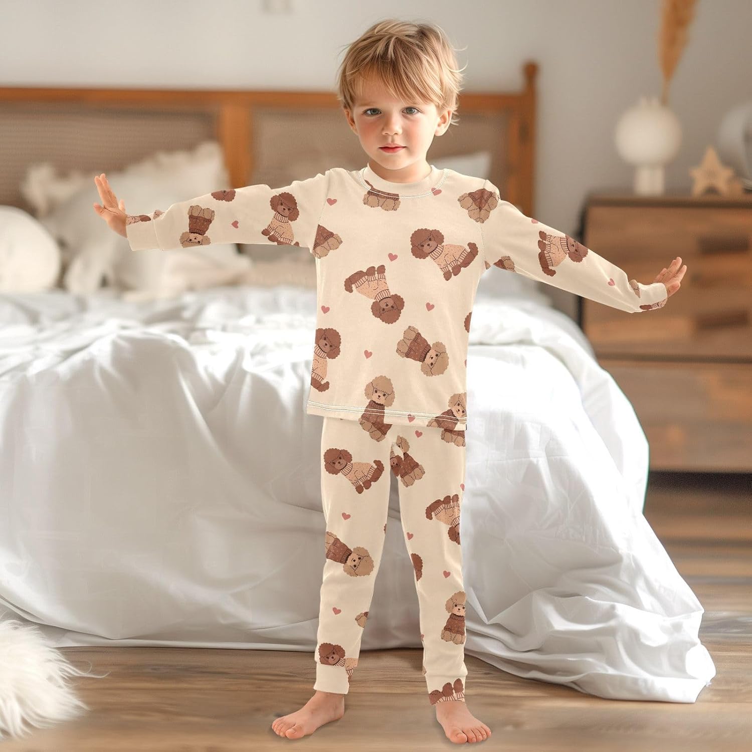 Soft Cotton Pajamas for Kids 18M-8Y Migration-Ready Sleepwear