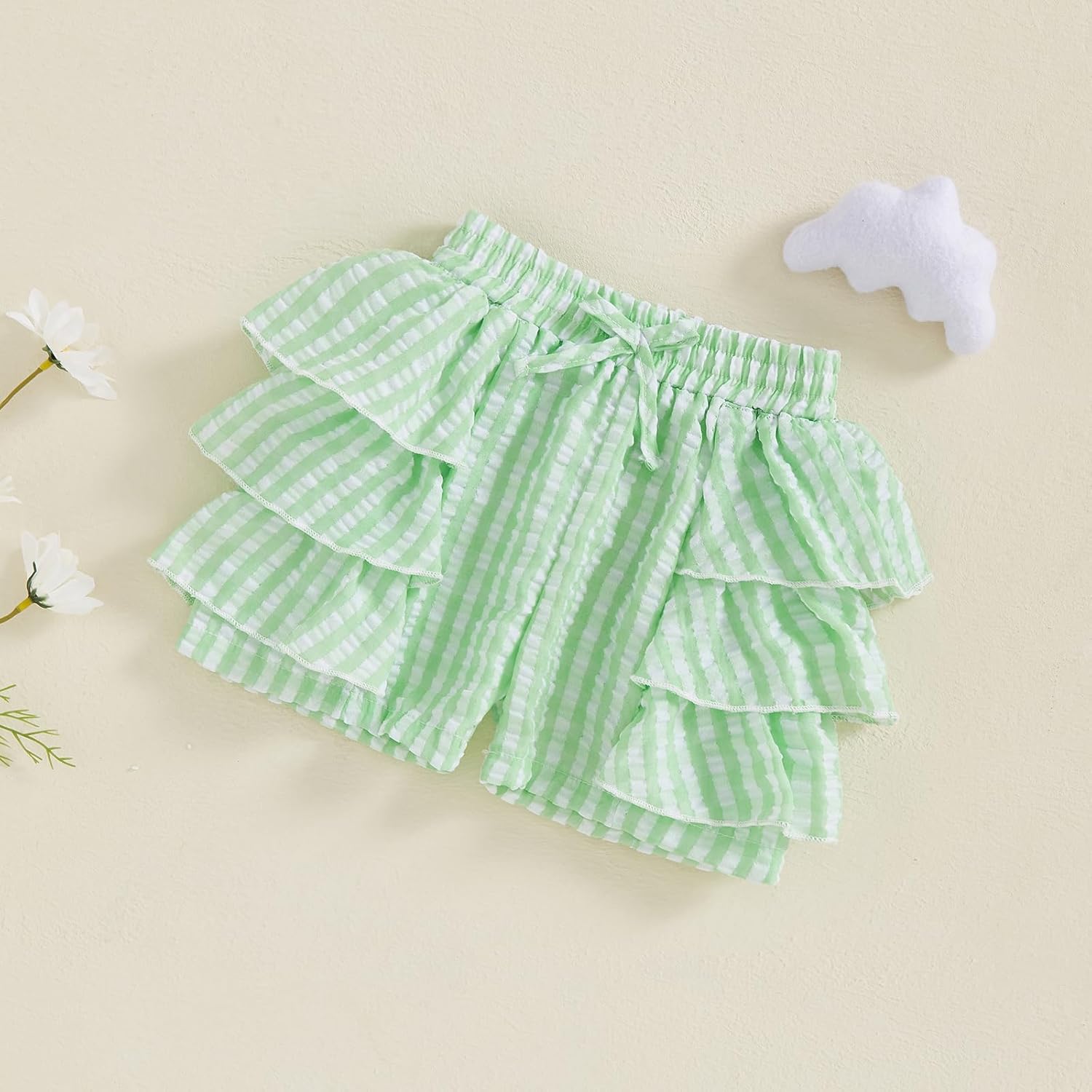 Adorable Pink Ruffled Shorts for Baby Girls