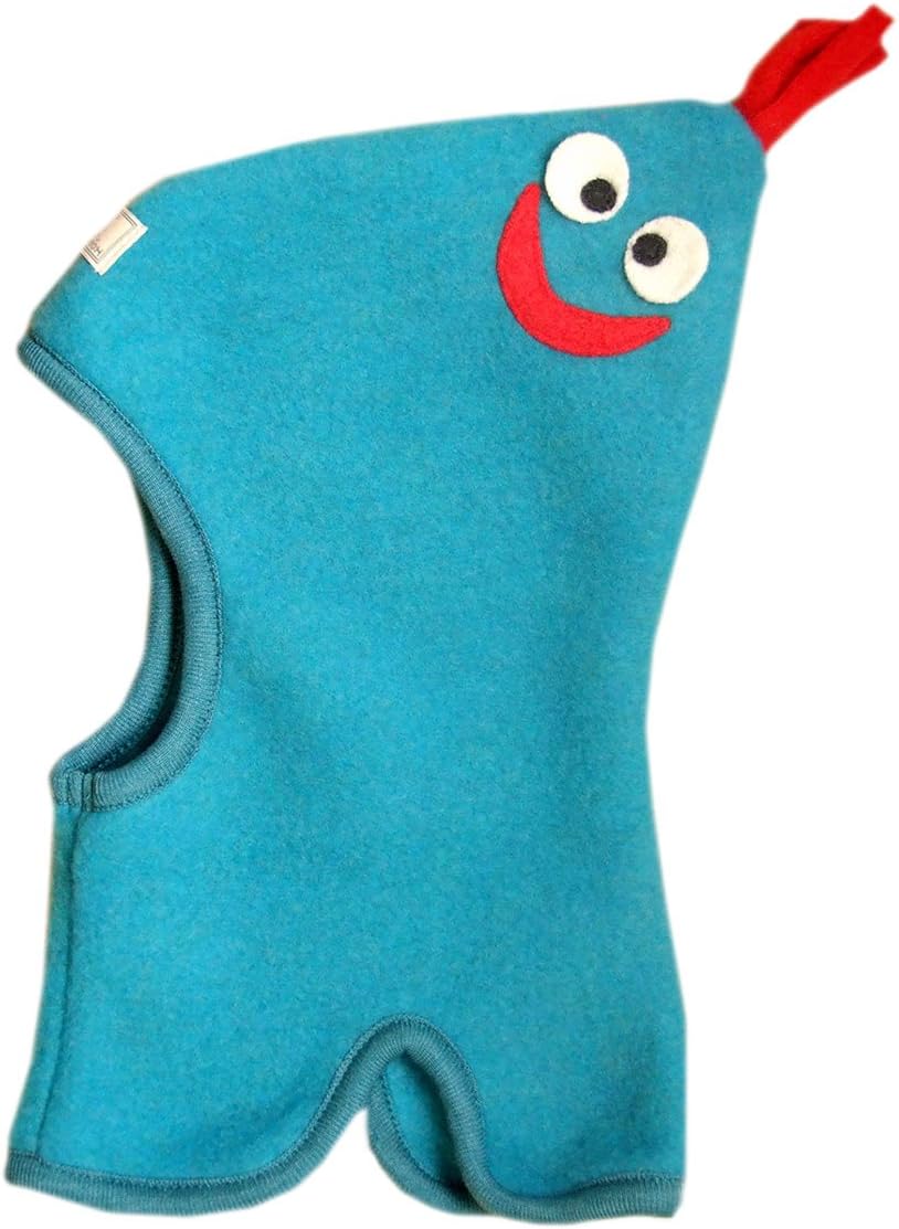 Warm 100 Merino Wool Turquoise Hat for Kids