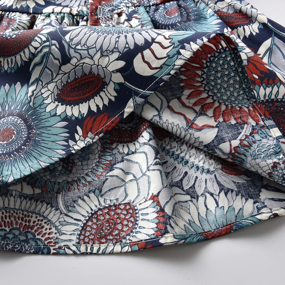 Baby Girl Brother Matching Outfits Floral Dress Shorts