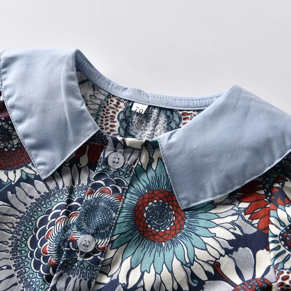 Baby Girl Brother Matching Outfits Floral Dress Shorts