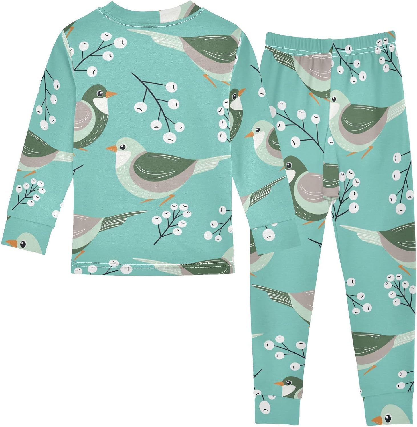 Adorable Long Sleeve Pajama Set for Kids Ages 18M-8Y