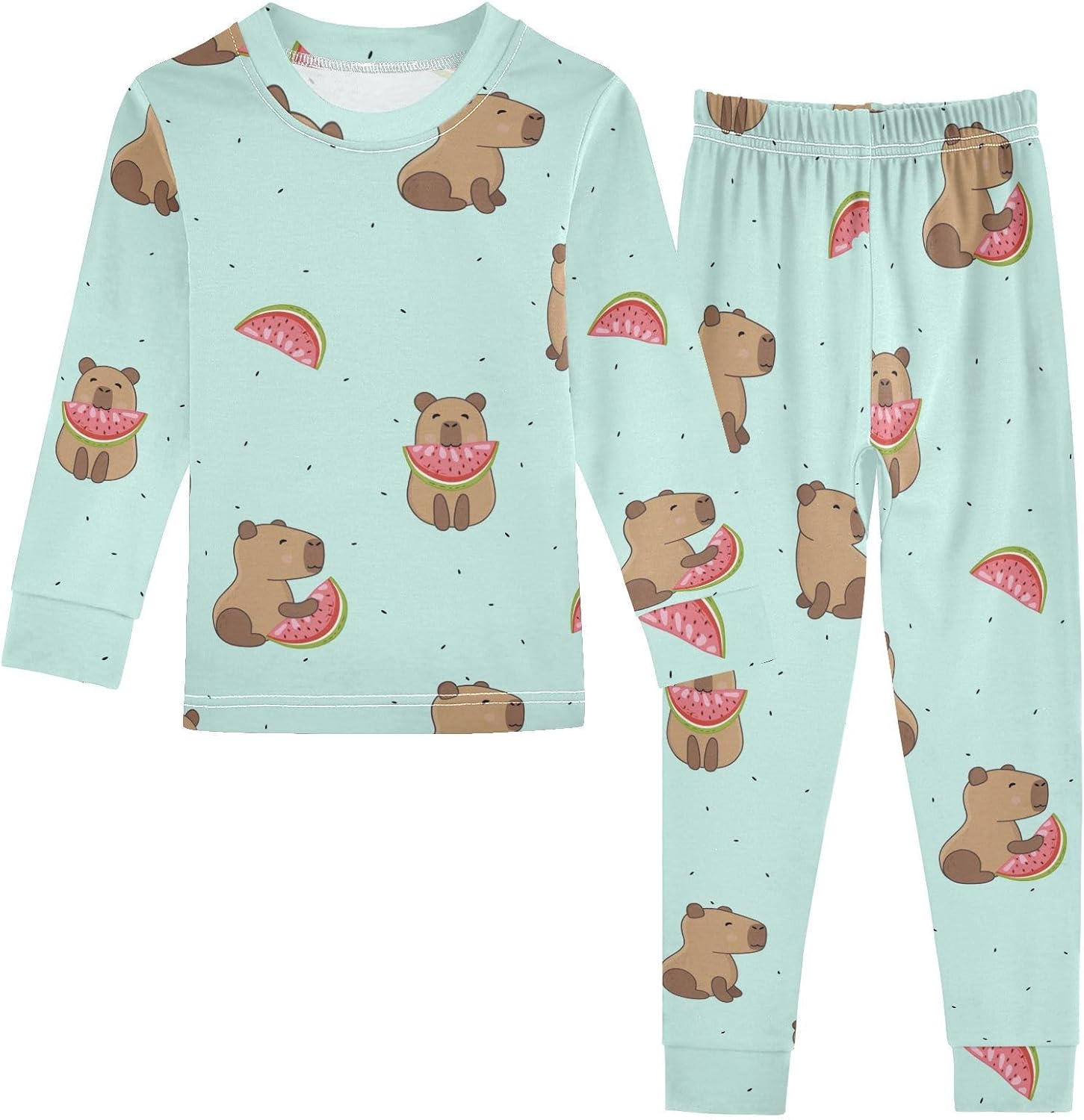WIFIU Kids Pajama Sets Soft Cotton Long Sleeve Perfect for Sleep Play