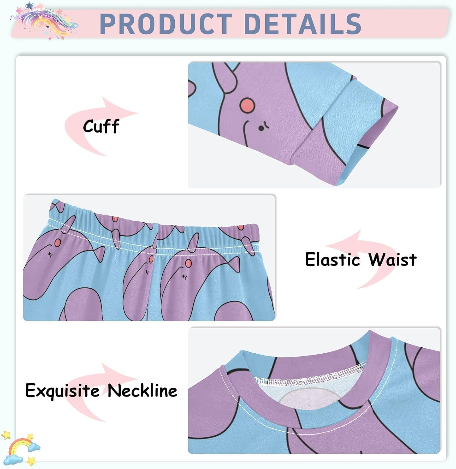 Machine Washable Soft and Cozy Pajama Set
