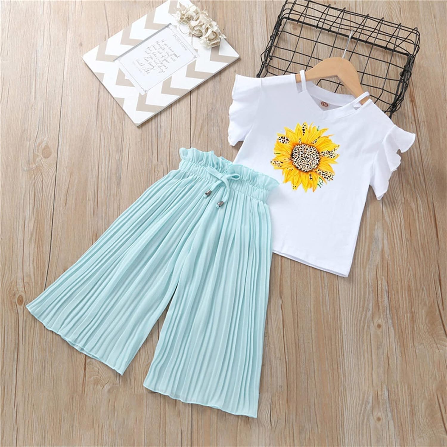 Summer Kids Clothing Outfit for Girls and Toddlers