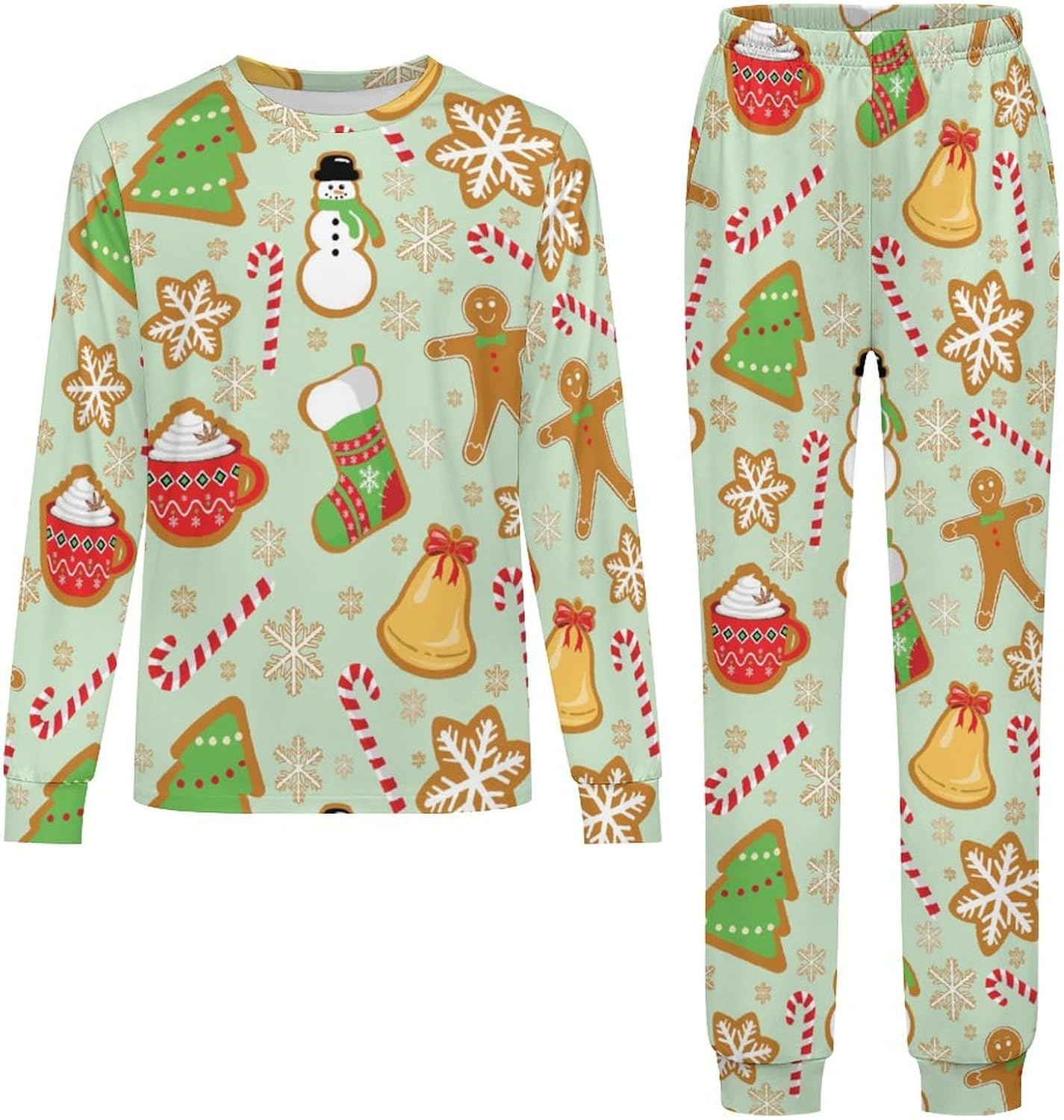 MEIKKO Christmas Kids Pajama Set Boys Girls