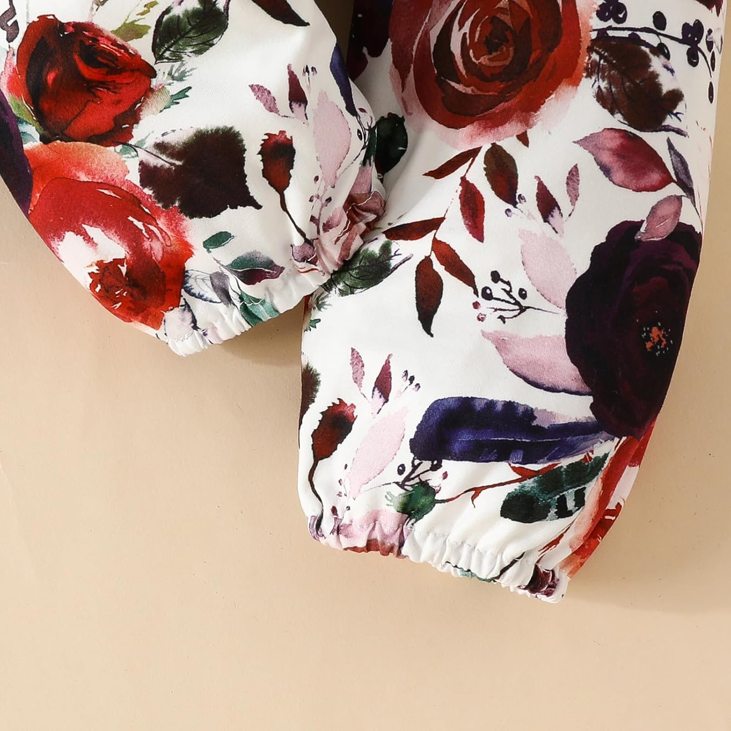 Adorable Toddler Girls SET - Long Sleeve Floral Top and Pants