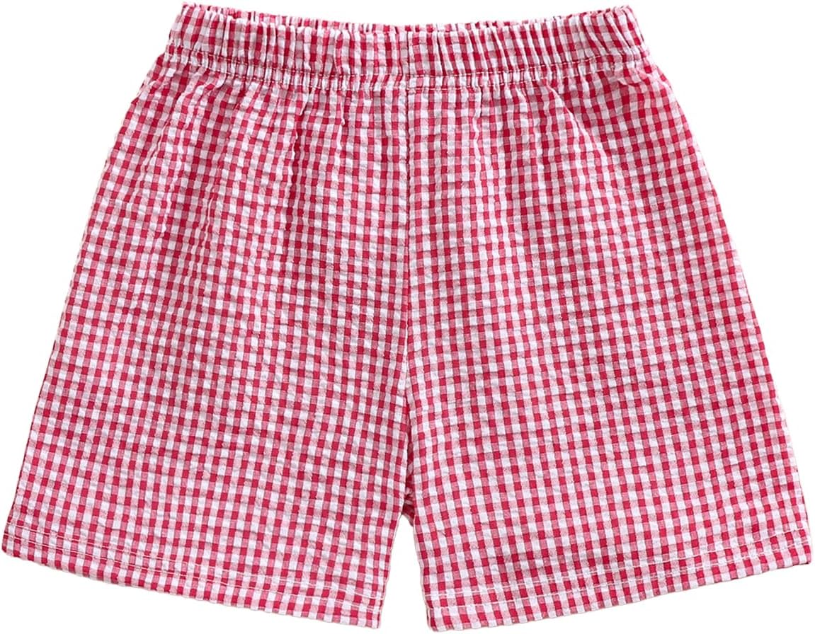 Gingham Plaid Toddler Shorts - Trendy Comfortable