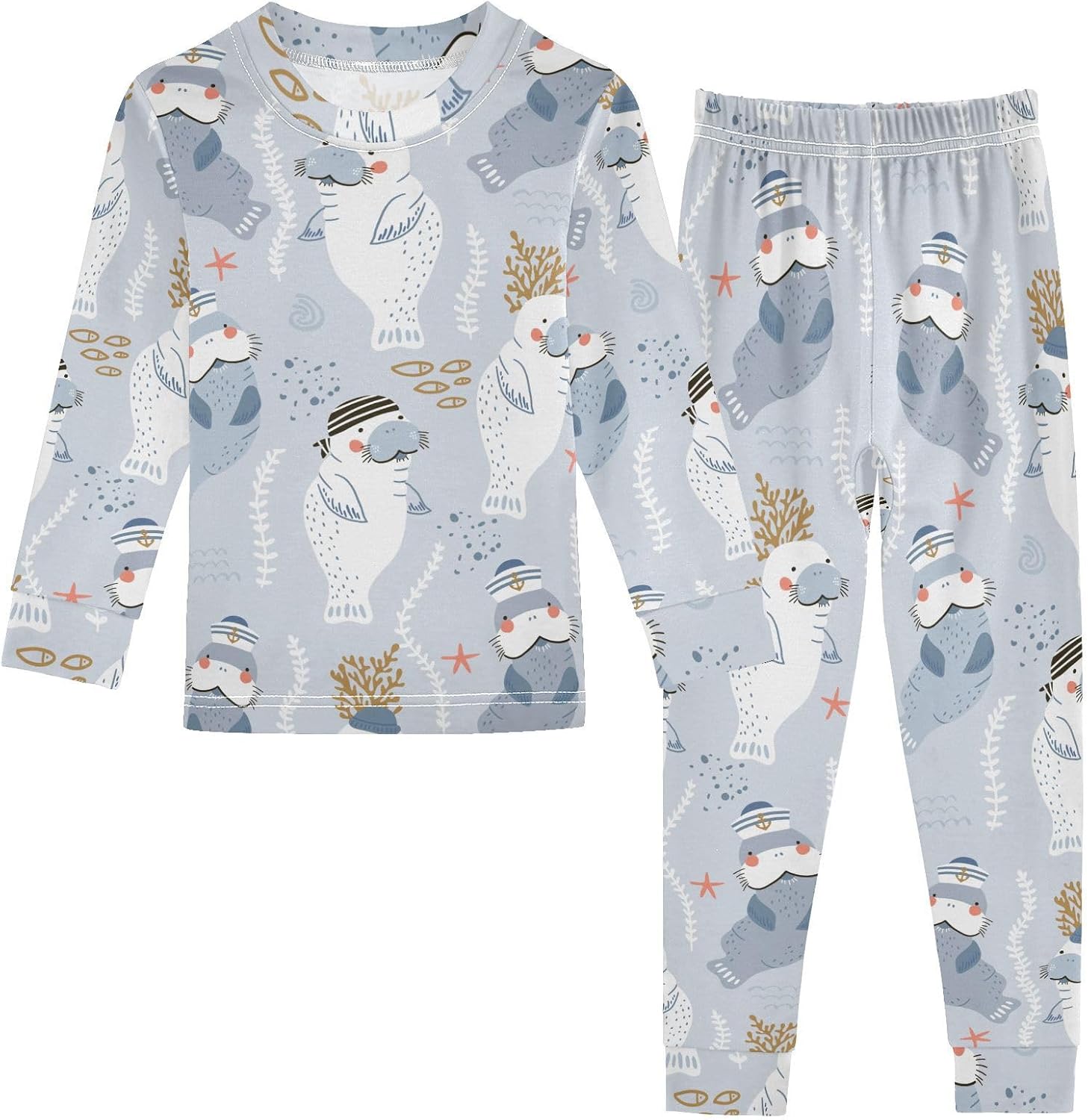 WIFIU Pajama Sets Ultra Soft Cozy 2-Piece Sleepwear for Kids