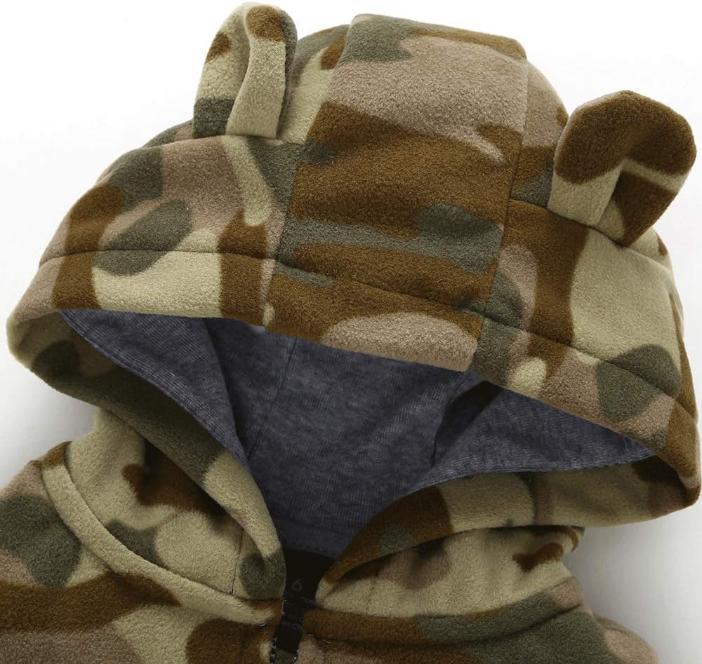 Meufam Baby Boys camouflage romper set Adorable Warm