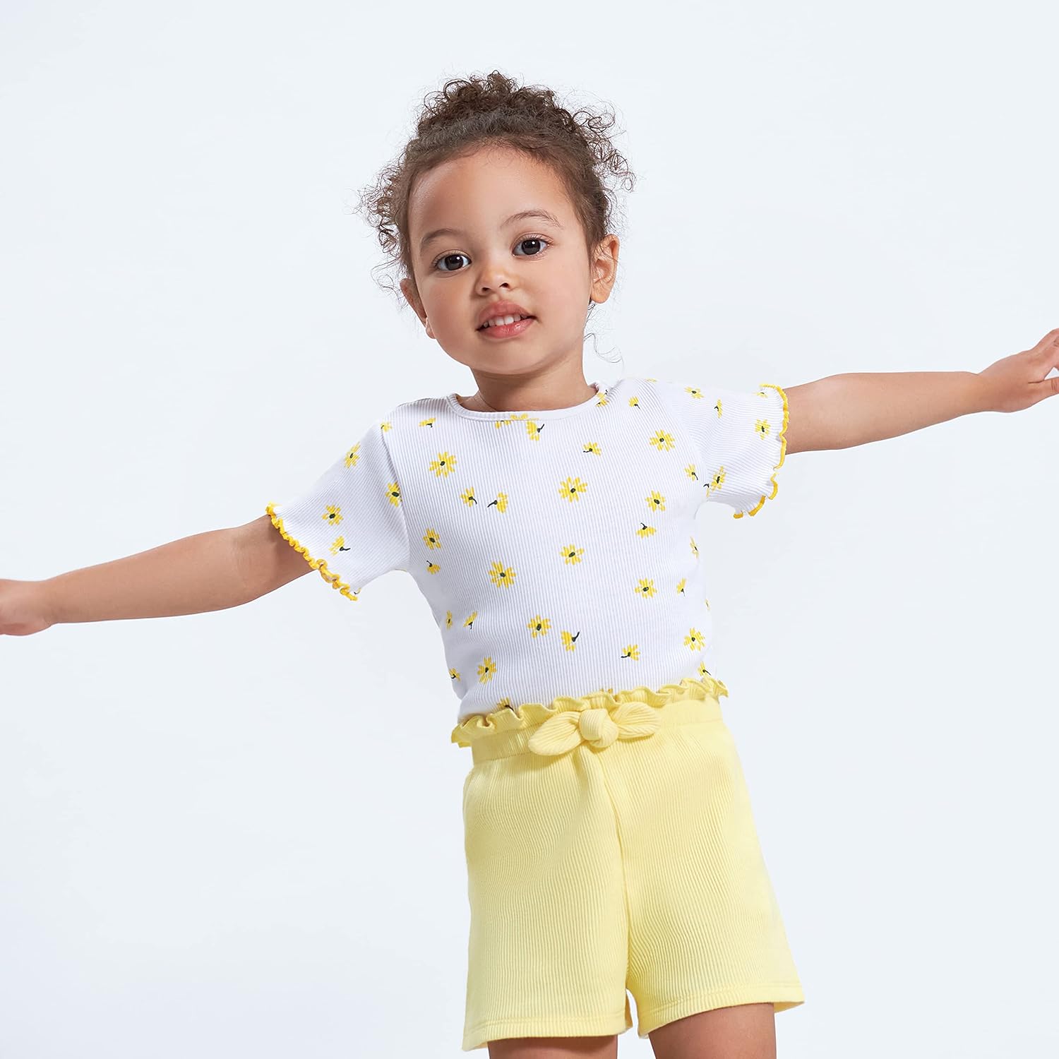 Gerber Baby Girls Toddler 3-Pack Pull-On Knit Shorts