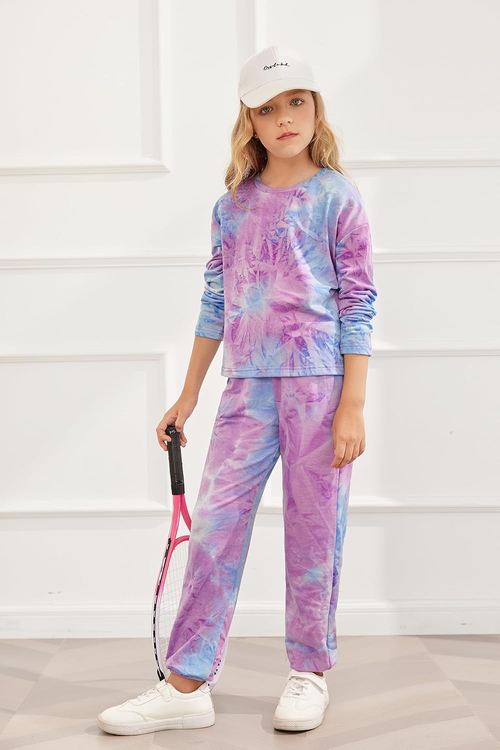 Arshiner Girls Tie-Dye Outfits Set