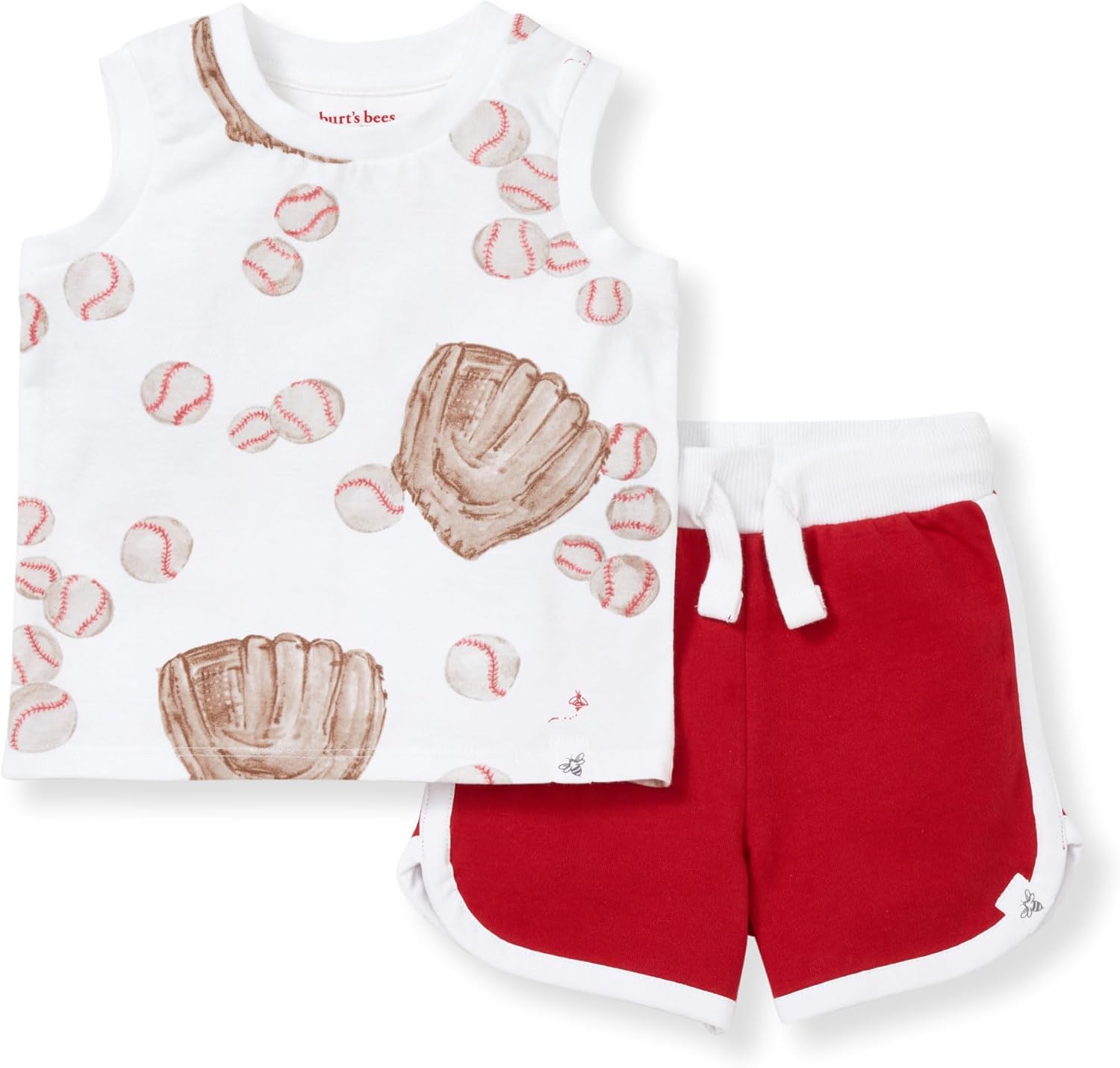 Burts Bees Baby Boys Soft Organic Shirt and Pants Set