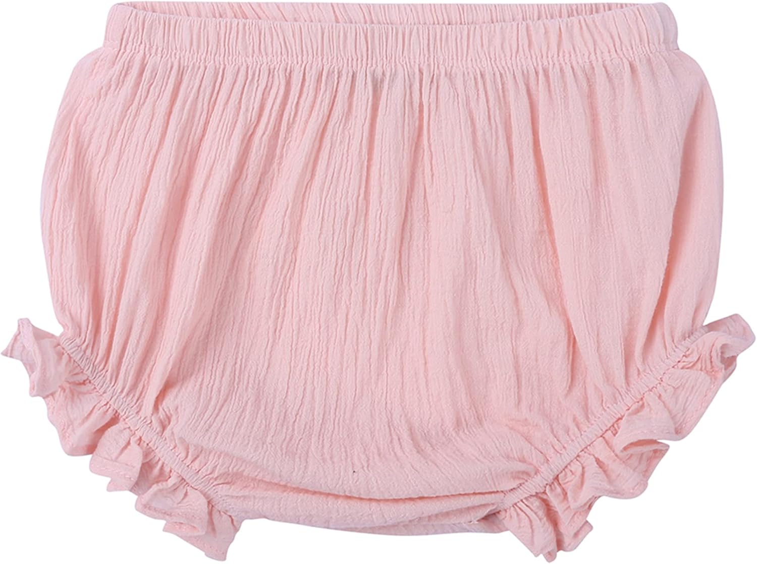 Cute Ruffle Overalls Toddler Girls Boys Soft Cotton Diaper Underwear