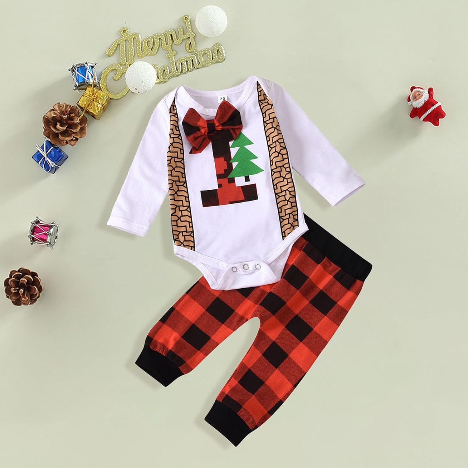 Christmas Plaid Sweaters for Kids
