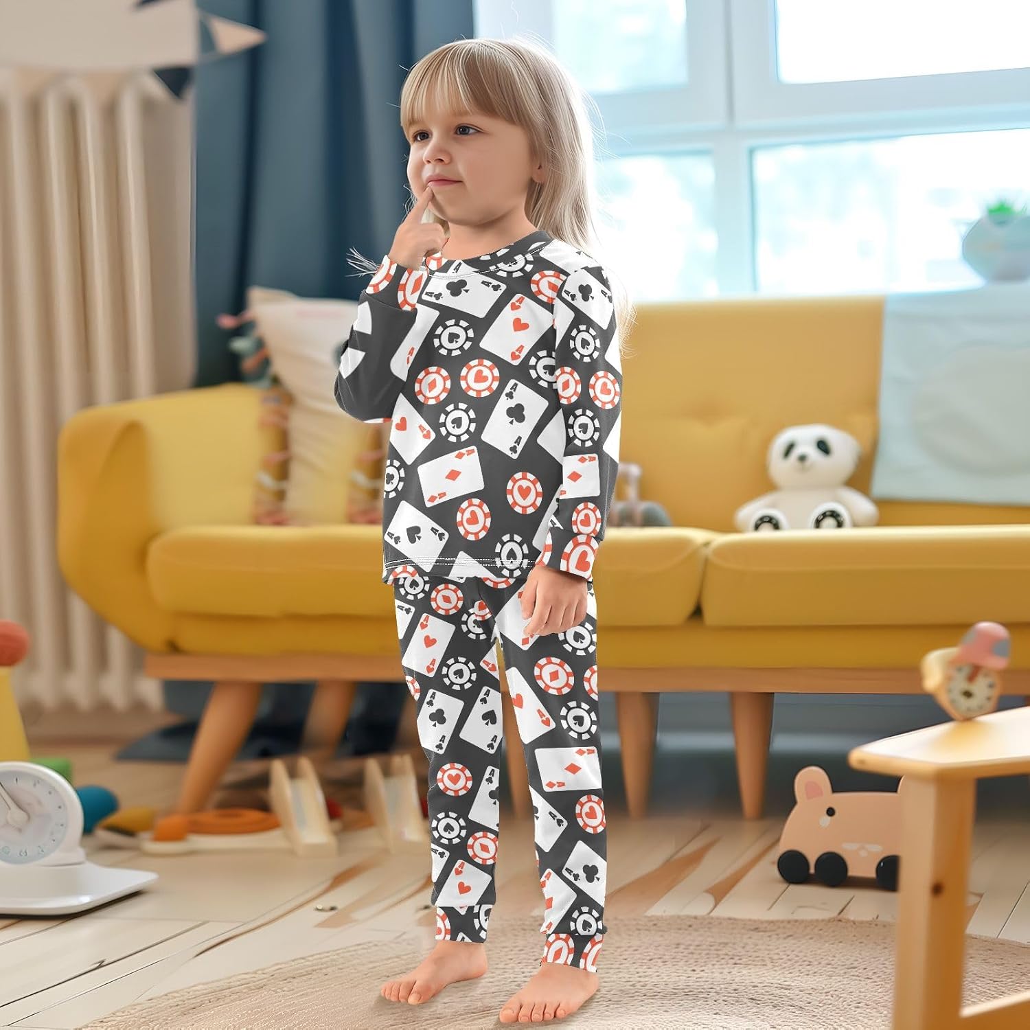 WIFIU 2 Piece Pajama Set for Kids 18M-8Y 1