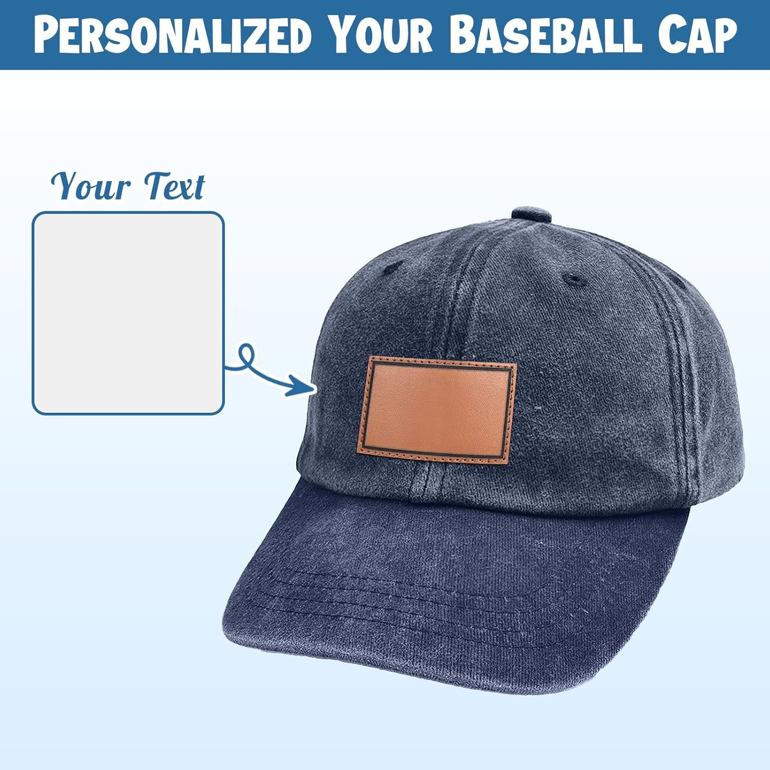 Personalized Toddler baseball cap with adjustable size