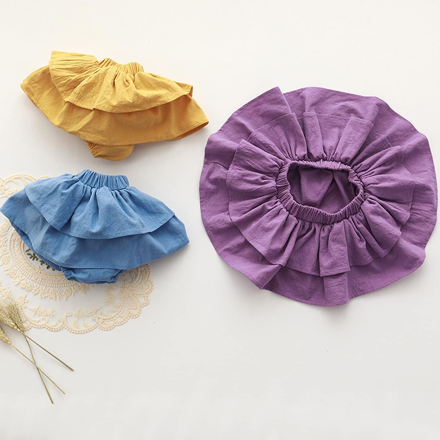 EISHOW Baby Cotton Ruffle Shorts