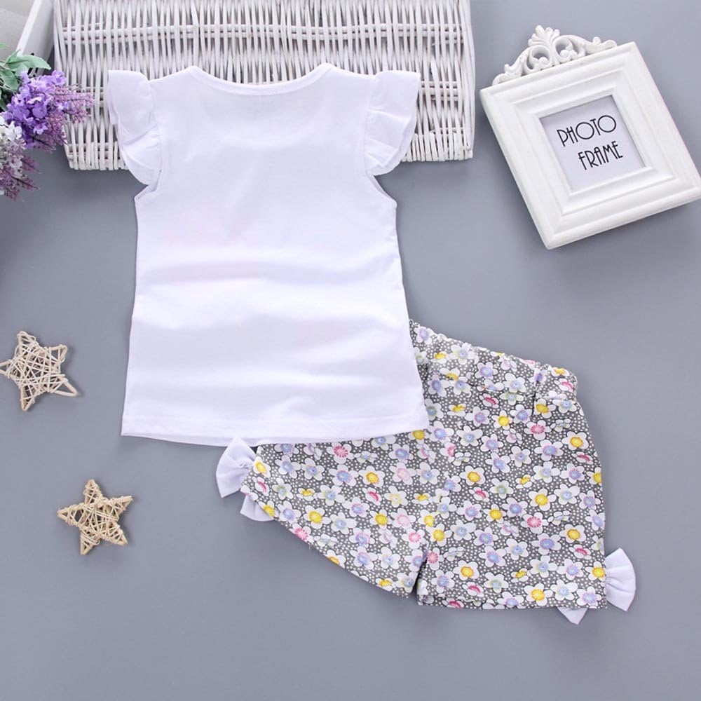 Summer Flory Lollipop Toddler Girls Clothing Set 18-28M