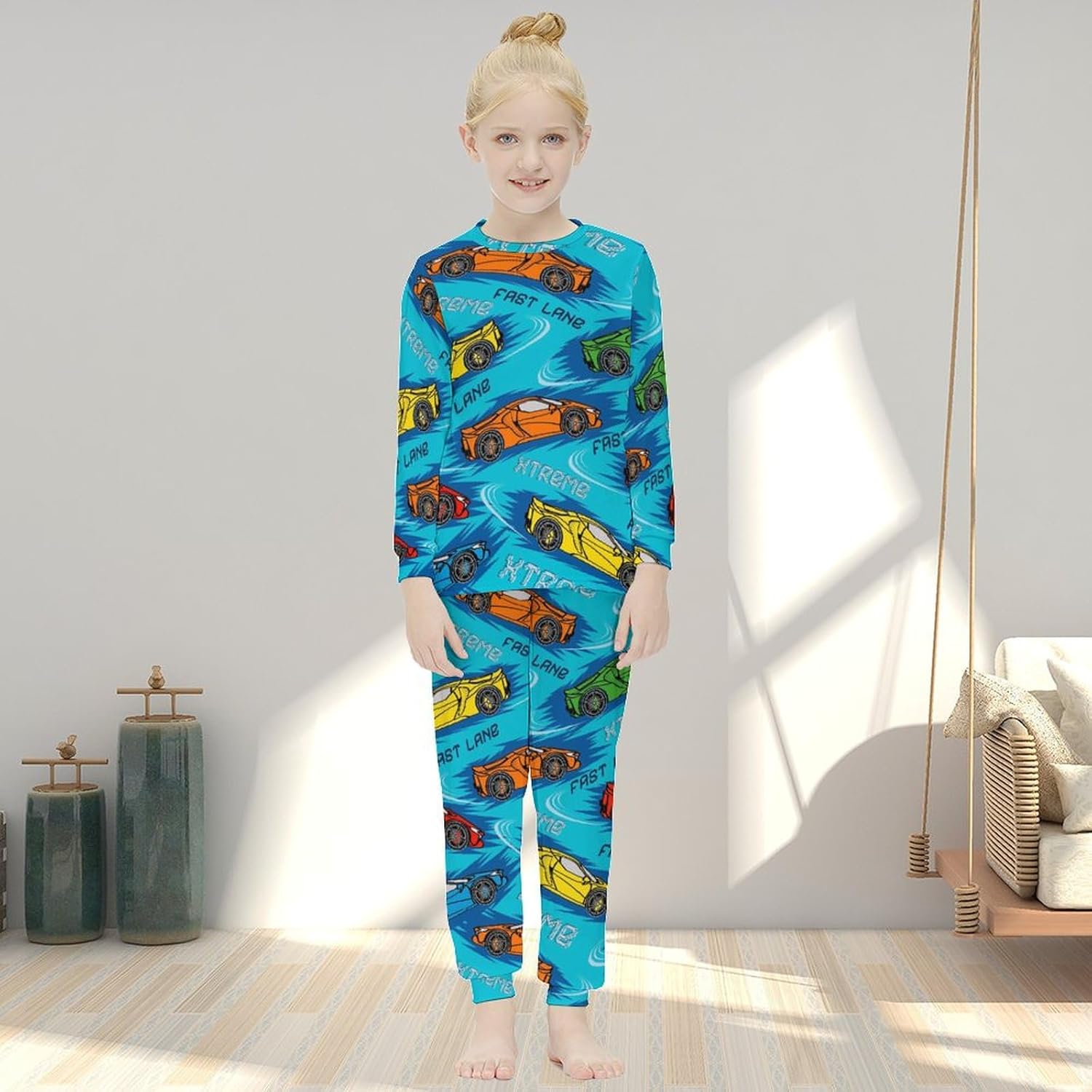 Meiko Girls Raccoon Pattern Action Set