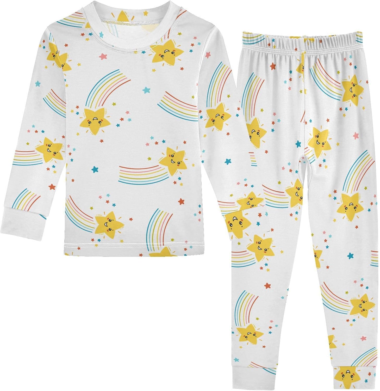 WIFIU Pajama Sets - Lightweight Cotton Sleepwear for Kids
