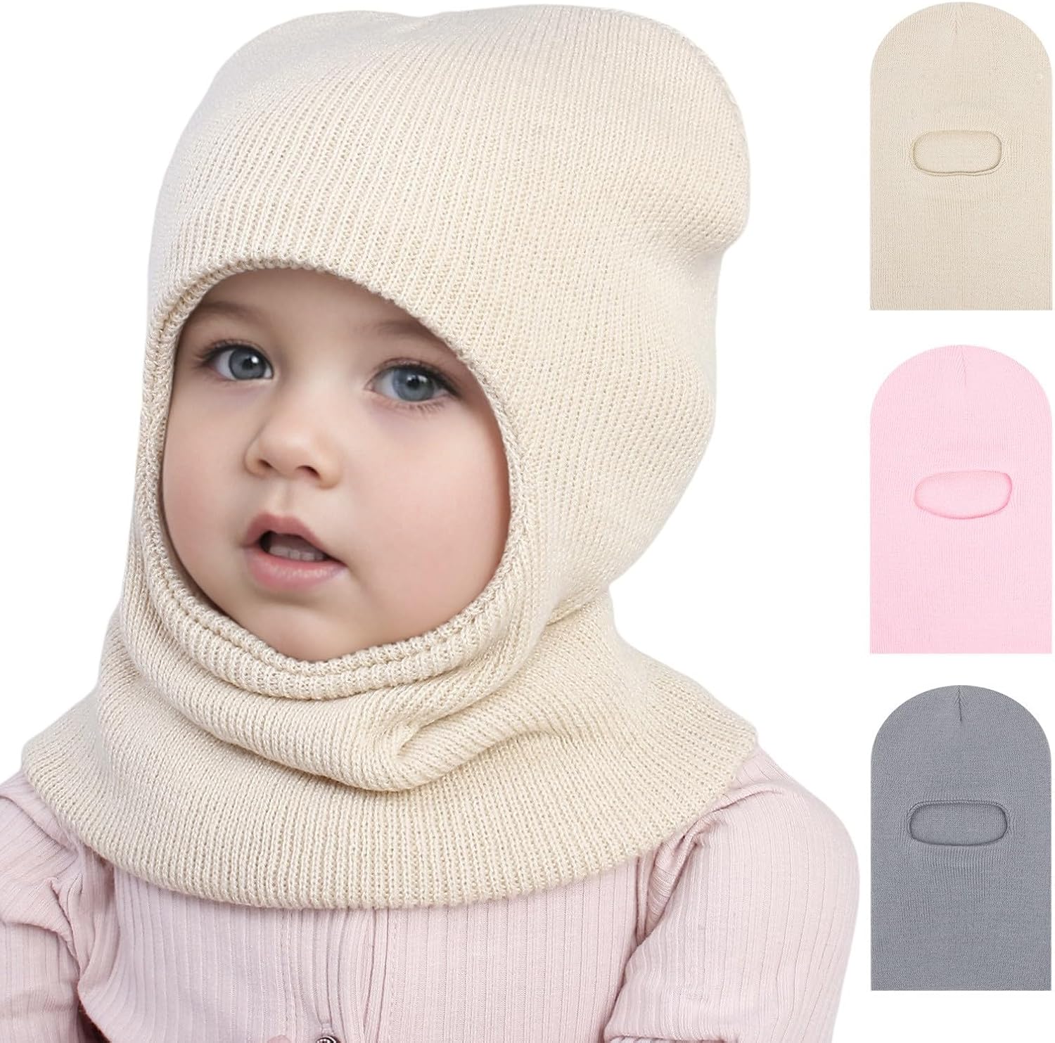 PC toddlers winter hat fuzzy and cozy